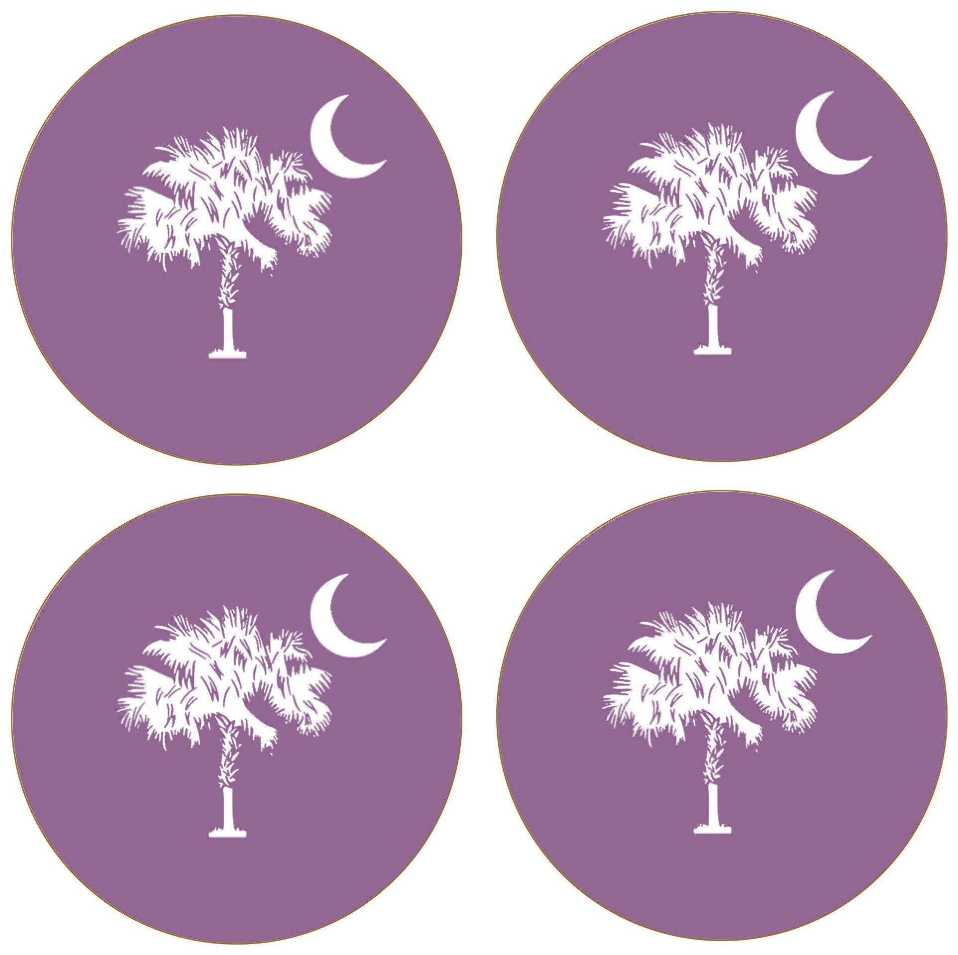 Hindostone Set of 4 U.S. Air Force Coasters
