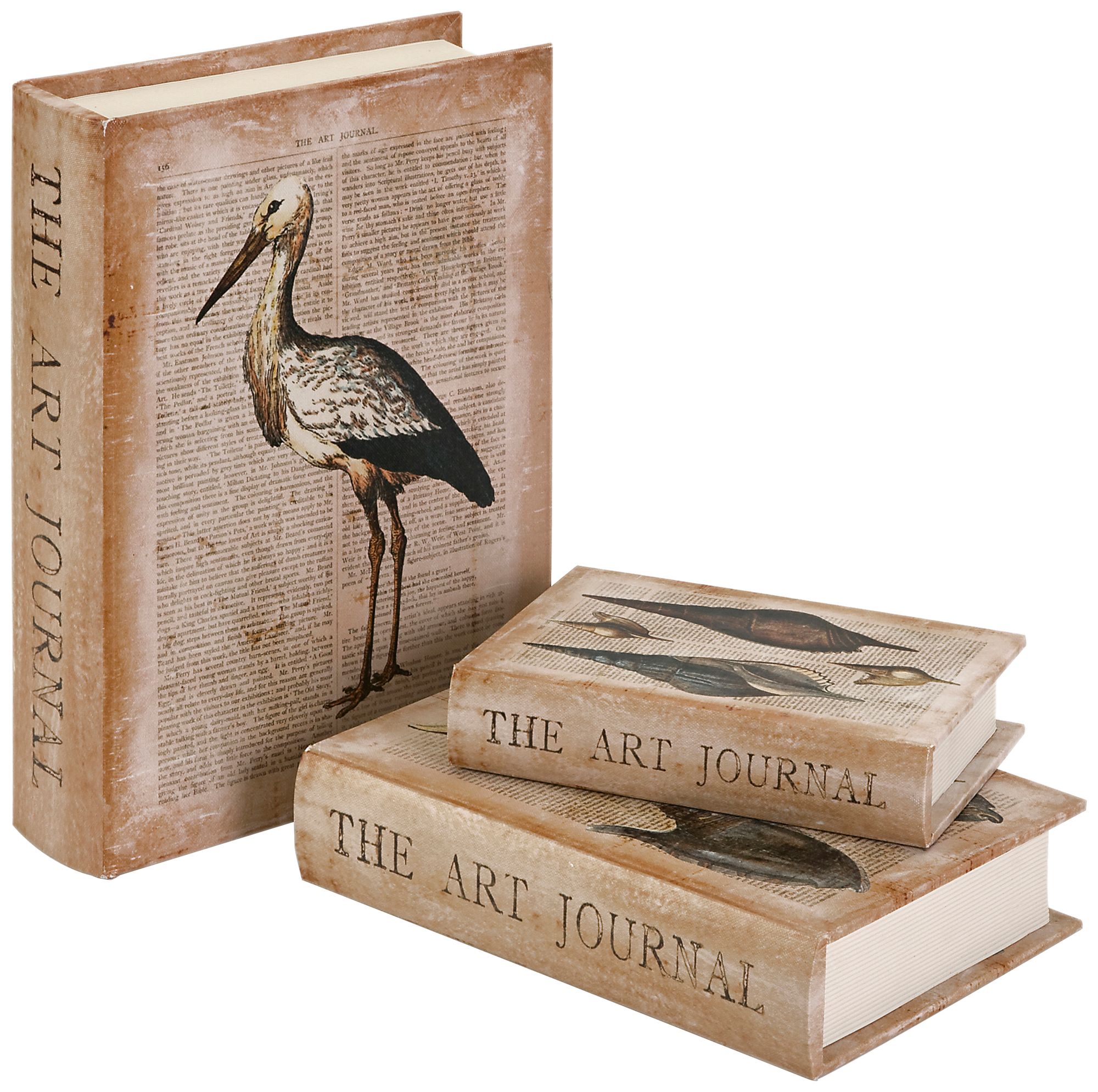 Set of 3 At the Beach Book Boxes