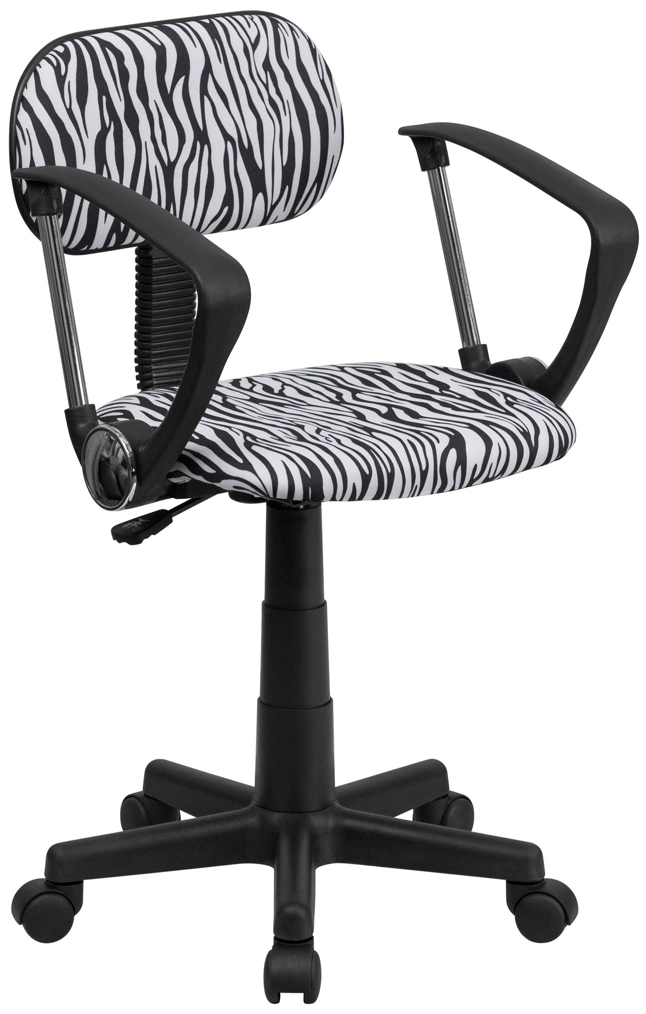 Black and White Zebra Print Computer Chair