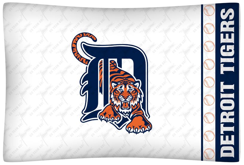 MLB Detroit Tigers Micro Fiber Pillow Case