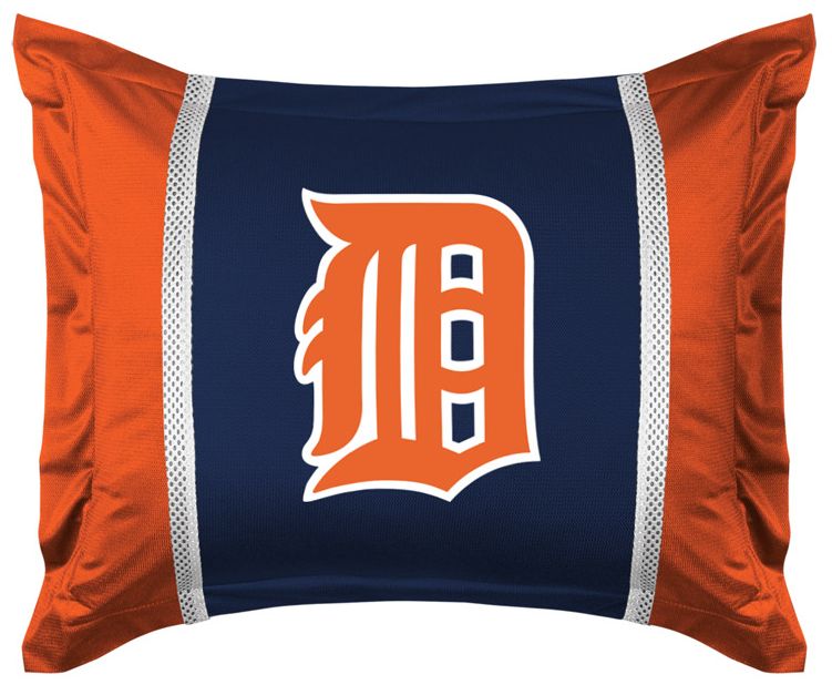 MLB Detroit Tigers Sidelines Pillow Sham