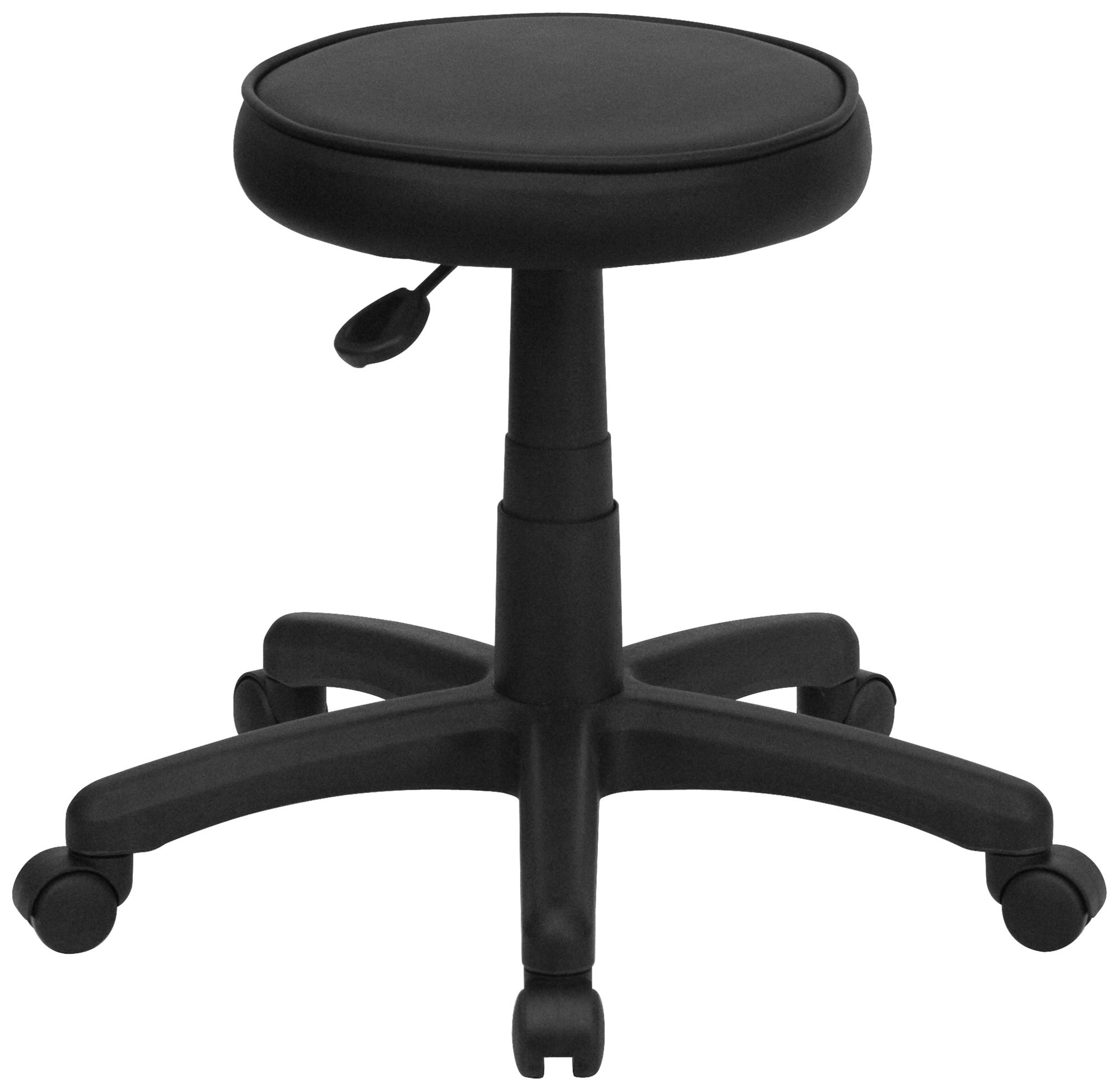 Adjustable Medical Black Ergonomic Stool