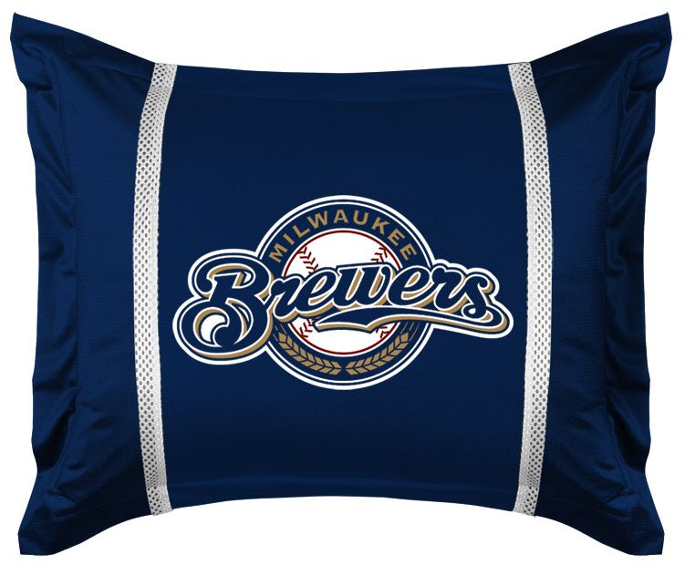 MLB Milwaukee Brewers Sidelines Pillow Sham