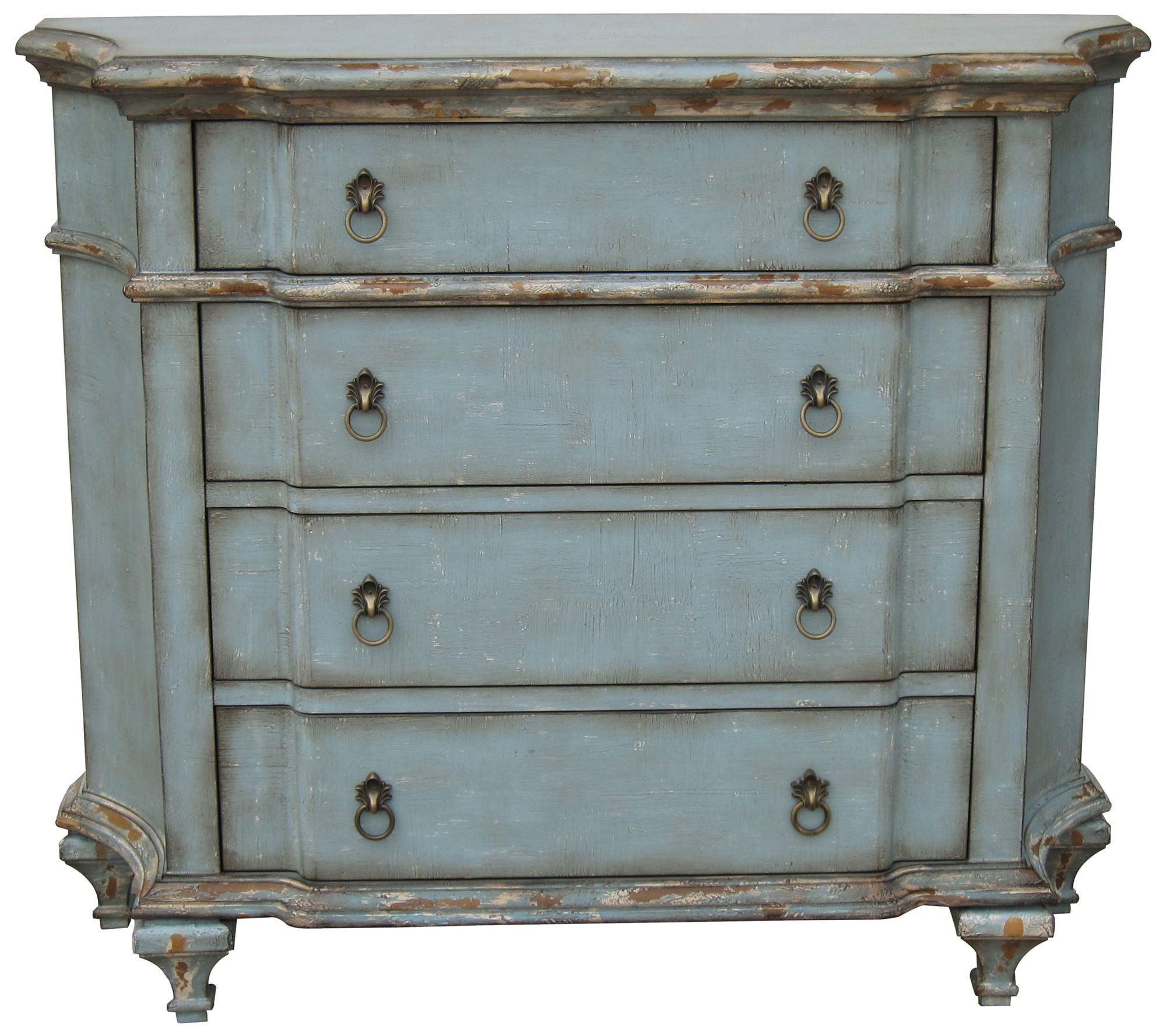 Tinsley 42" Wide Vintage Teal Accent Chest