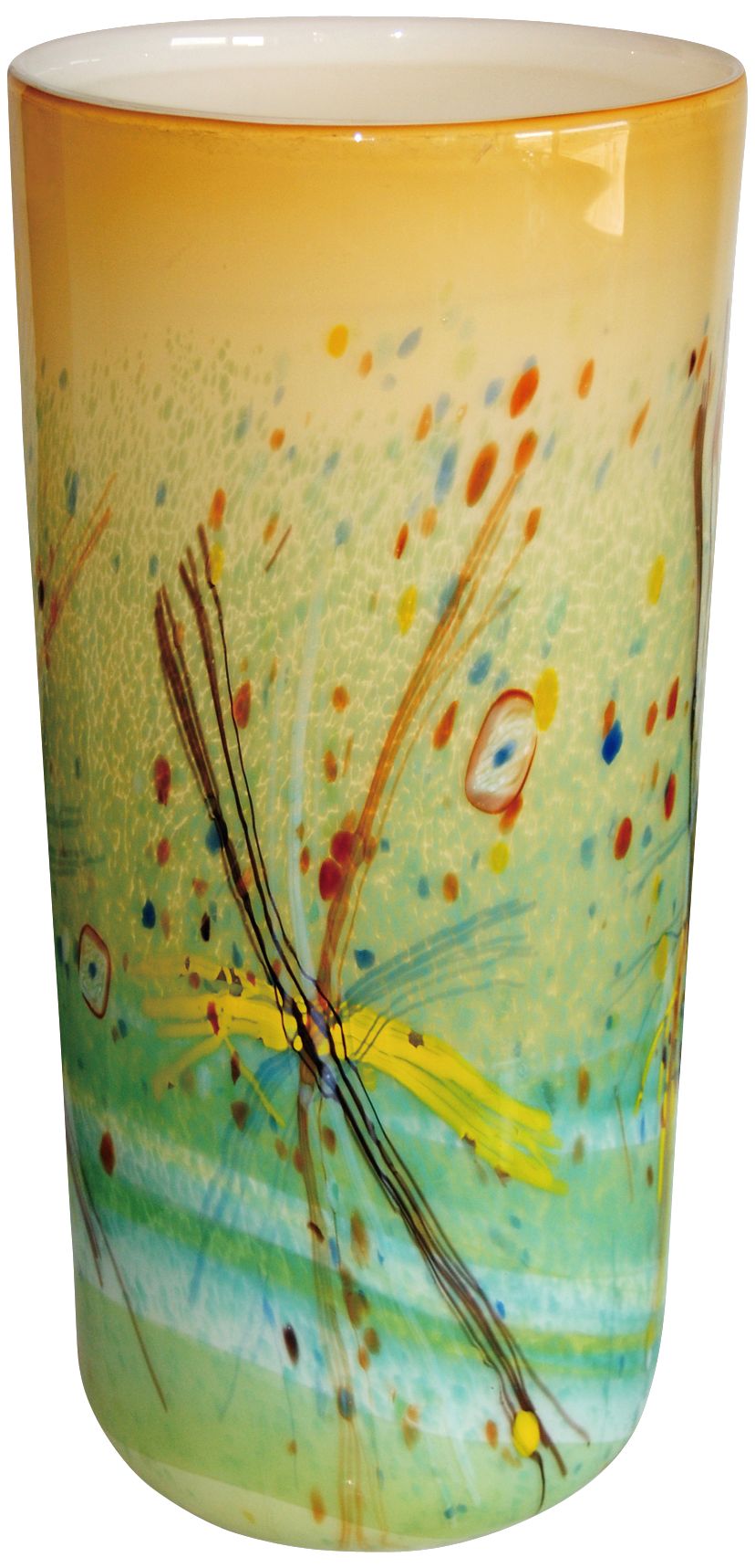 Palettes Autumn Illuminated Glass Vase Accent Lamp