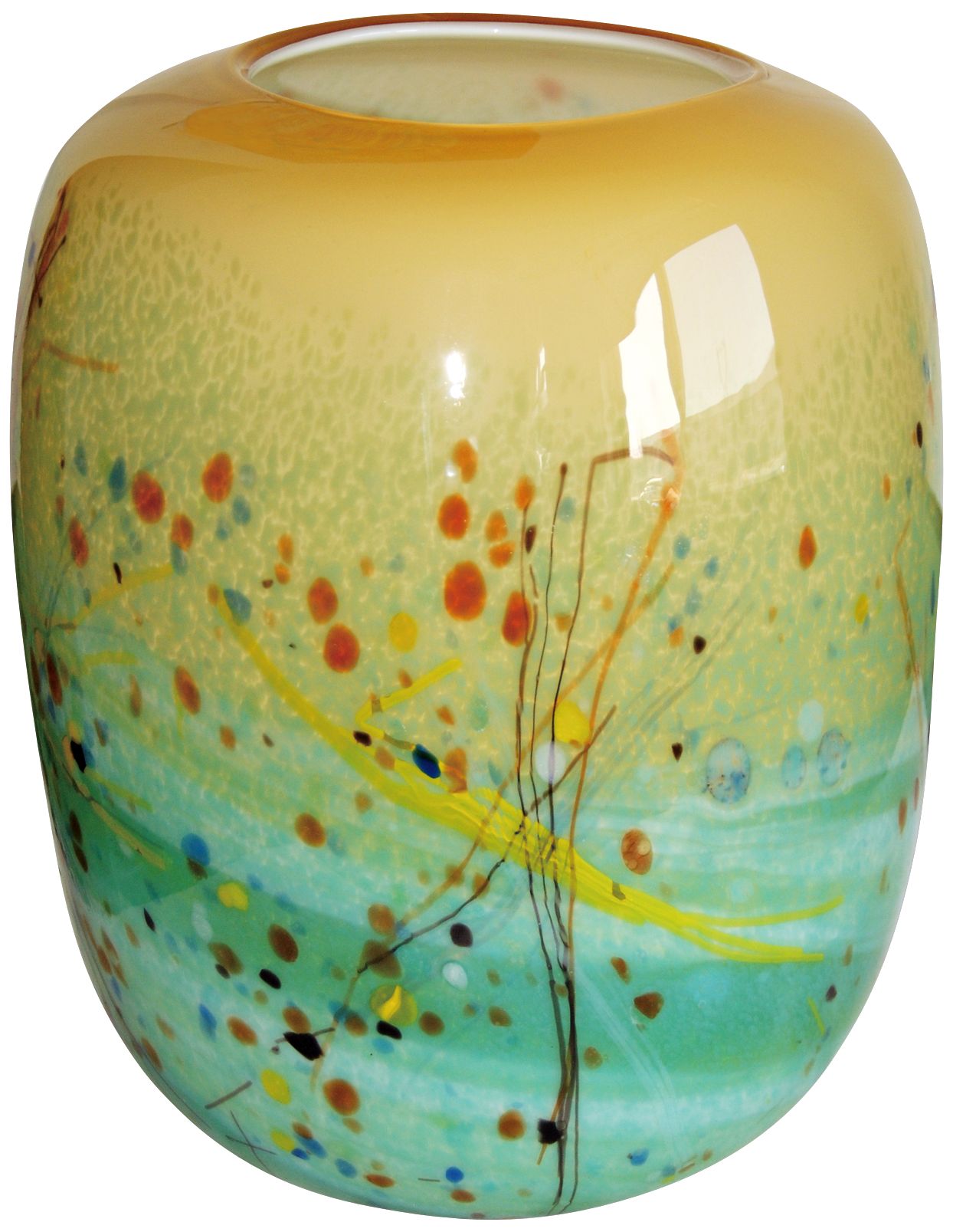 Palettes Autumn Illuminated Glass Lantern Accent Lamp