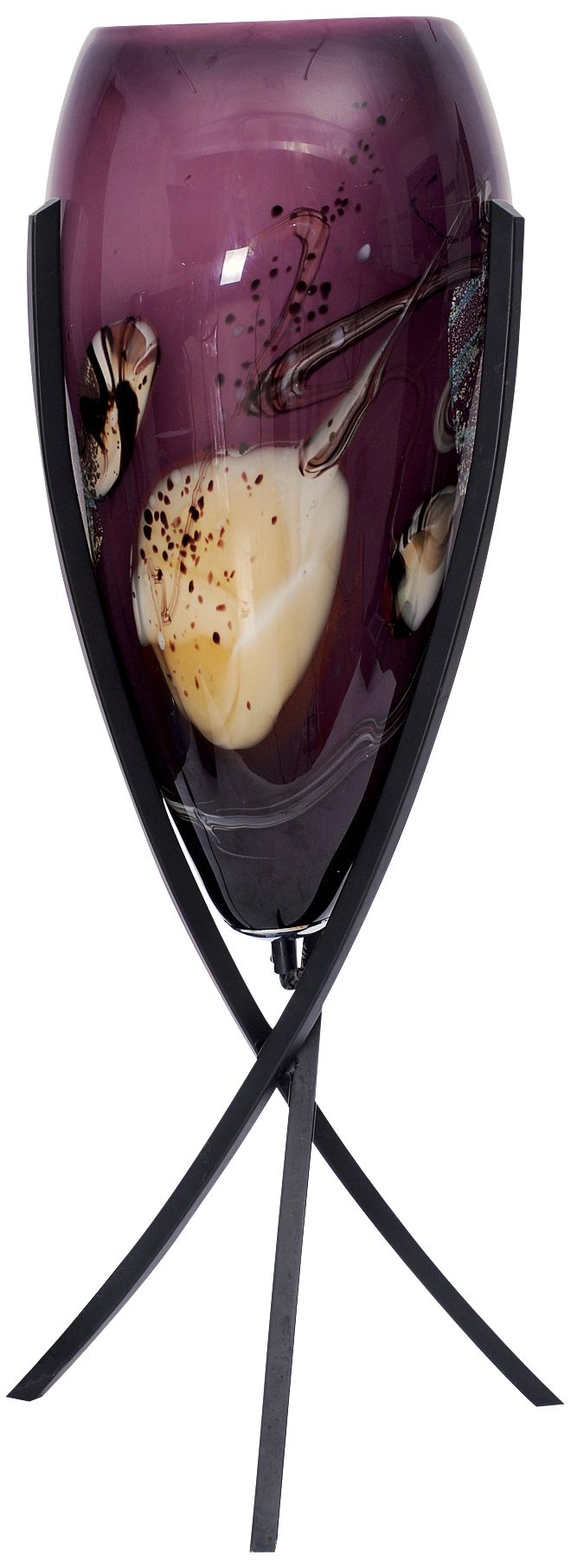 Triumph Purple Glass Accent Lamp
