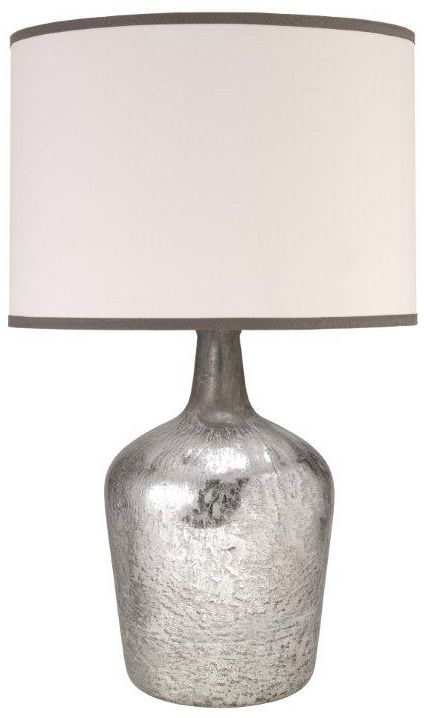 Hilary Plum Jar Mercury Glass Table Lamp