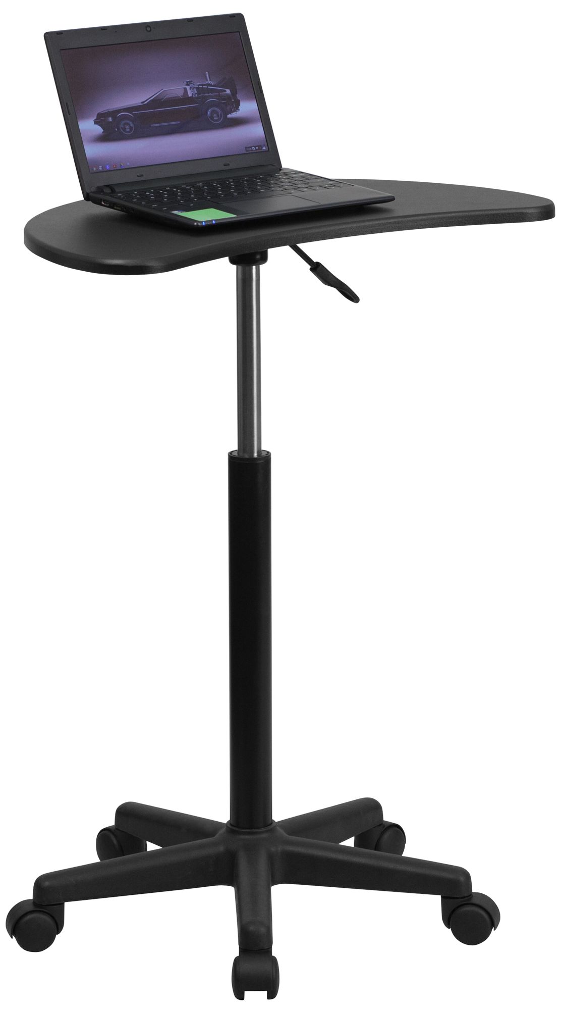 Adjustable Mobile Black Laptop Computer Desk