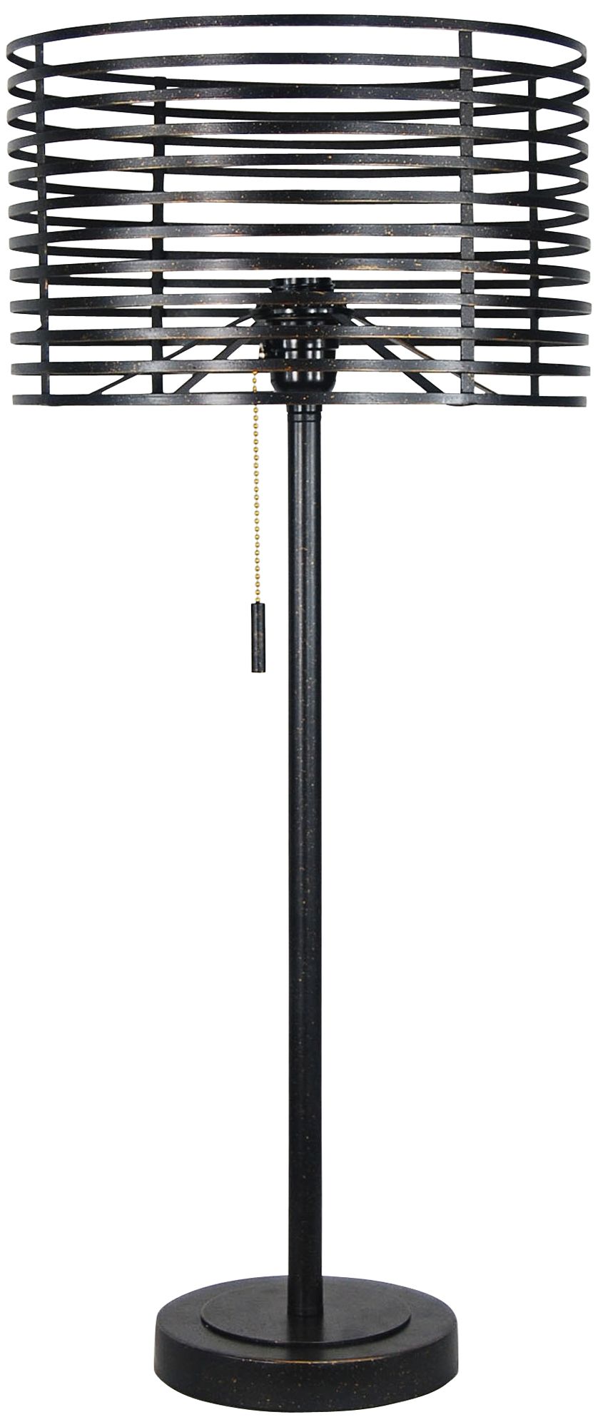 Black Metal Table Lamp