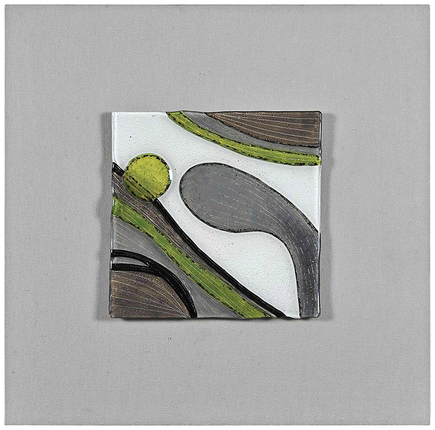 Motion I 24" Square Abstract Wall Art