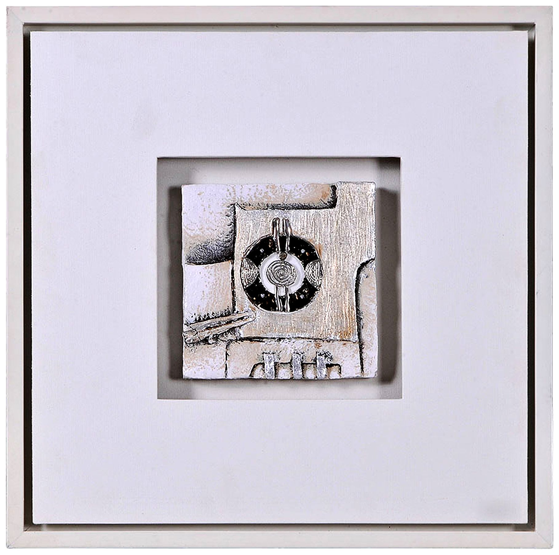 Kinetic I 16" Square Modern Wall Art