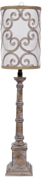 Travertine Ceramic Table Lamp