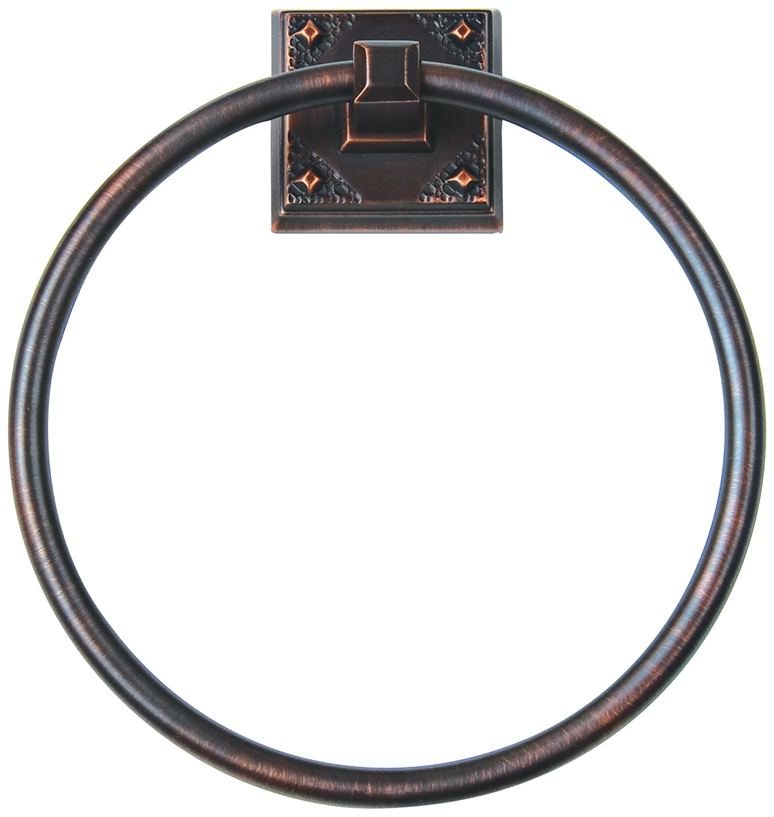 Craftsman 7 3/4" High Venetian Bronze Towel Ring