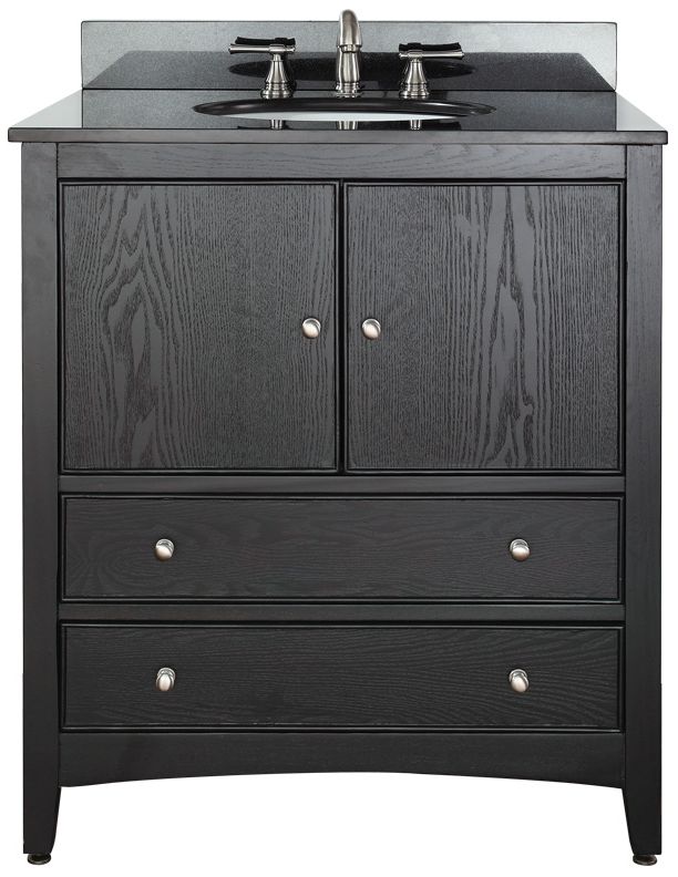 Avanity Westwood 30" Wide Dark Ebony Vanity Combo