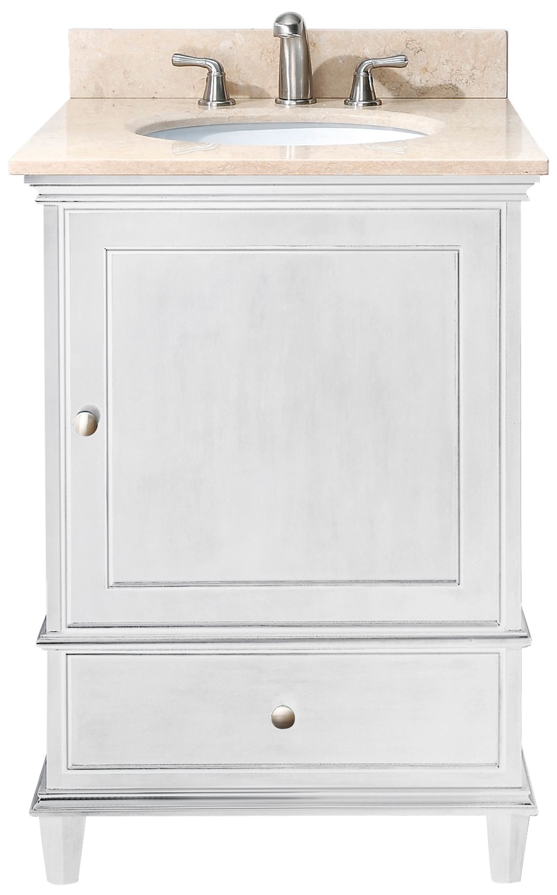 Avanity Windsor 24" Wide White Vanity Combo