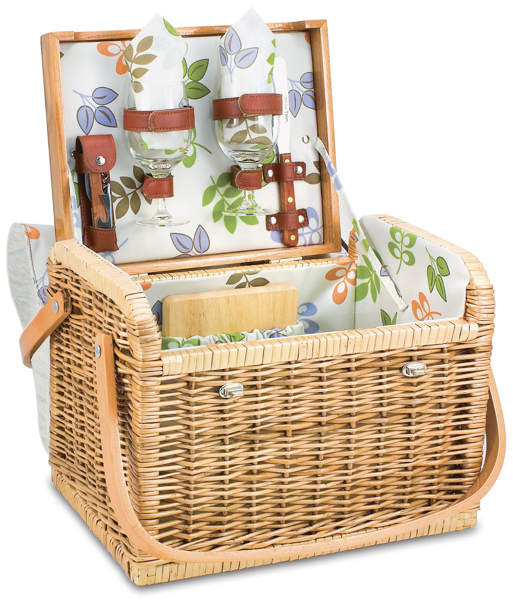 Kabrio Botanica Insulated Wine and Cheese Set Basket