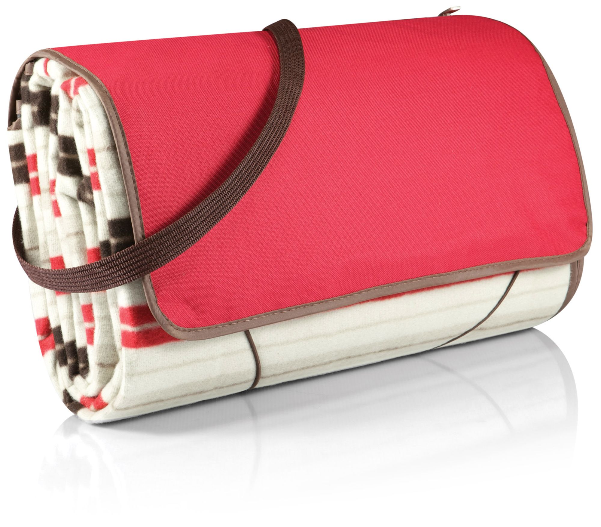 XL Moka Stripe Outdoor Blanket and Tote