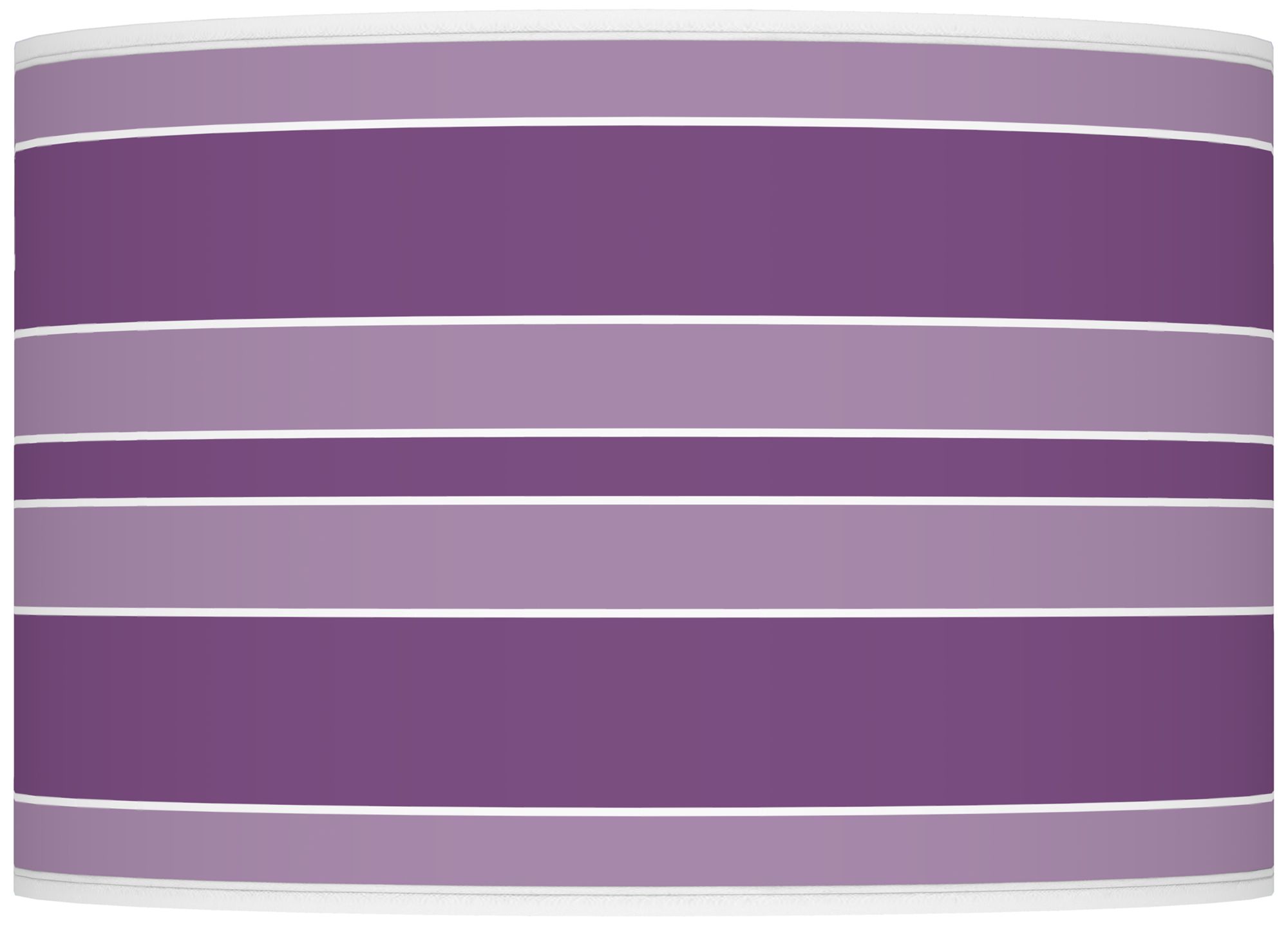 Passionate Purple Bold Stripe Ovo Table Lamp