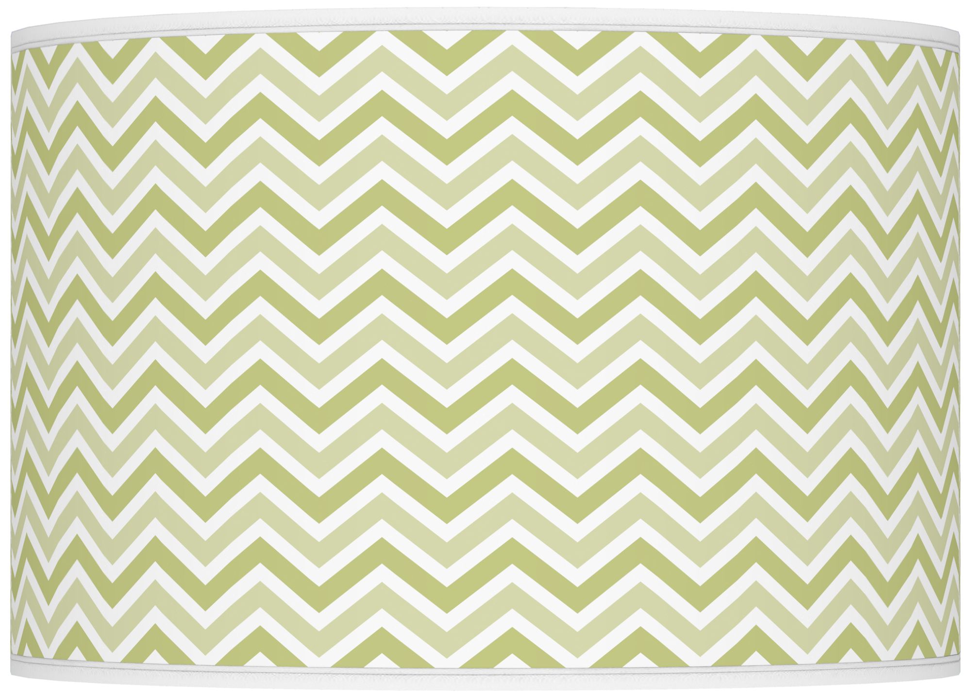 Linden Green Narrow Zig Zag Ovo Table Lamp