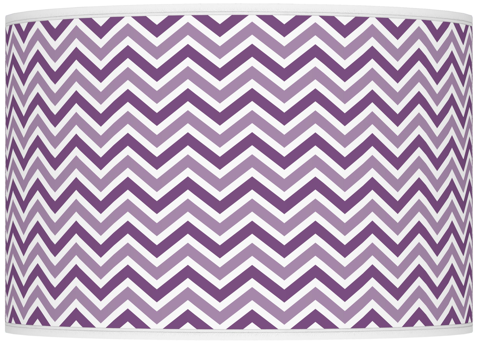 Passionate Purple Narrow Zig Zag Ovo Table Lamp