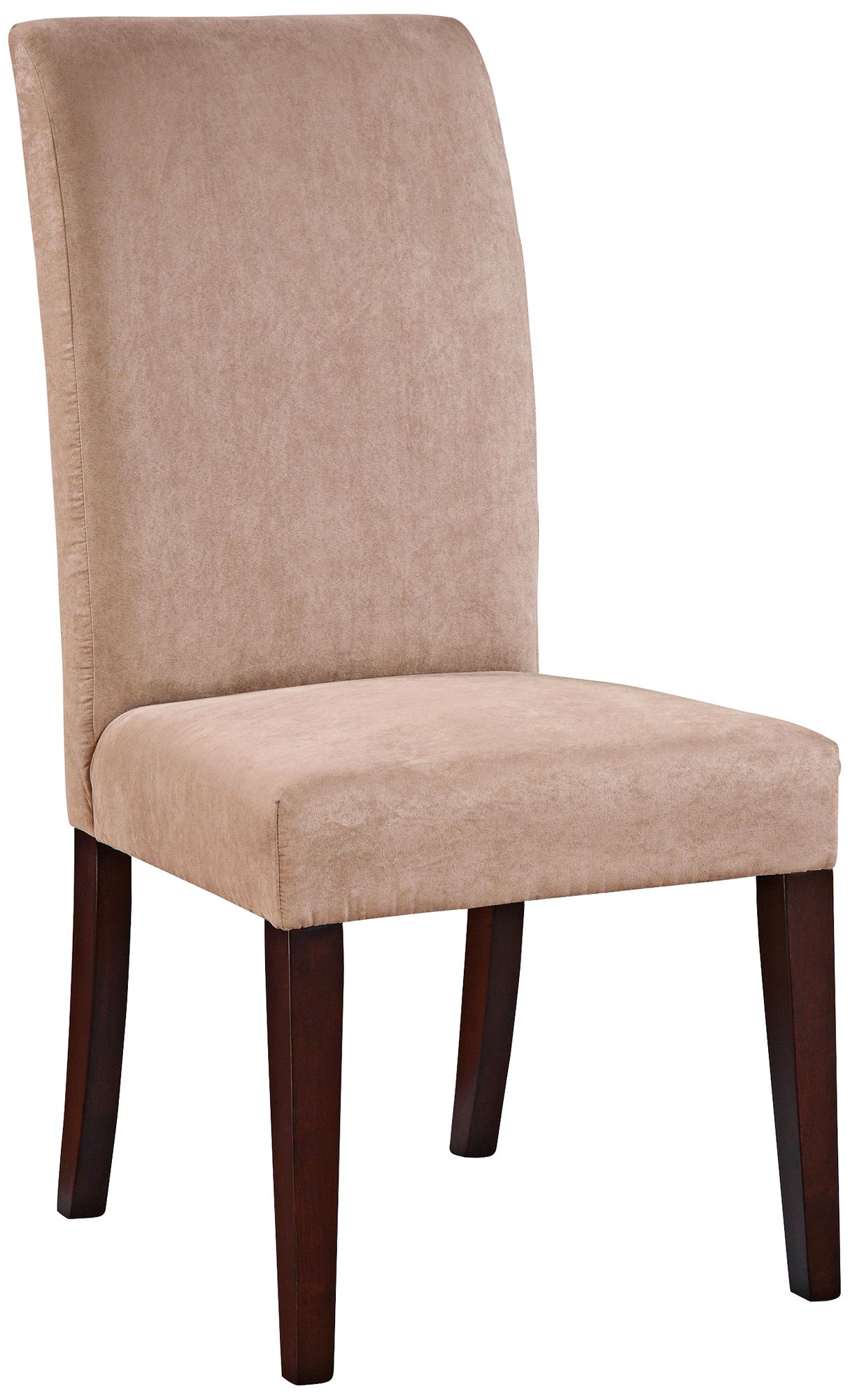 Moore Parsons Dark Beige Microfiber Dining Chair