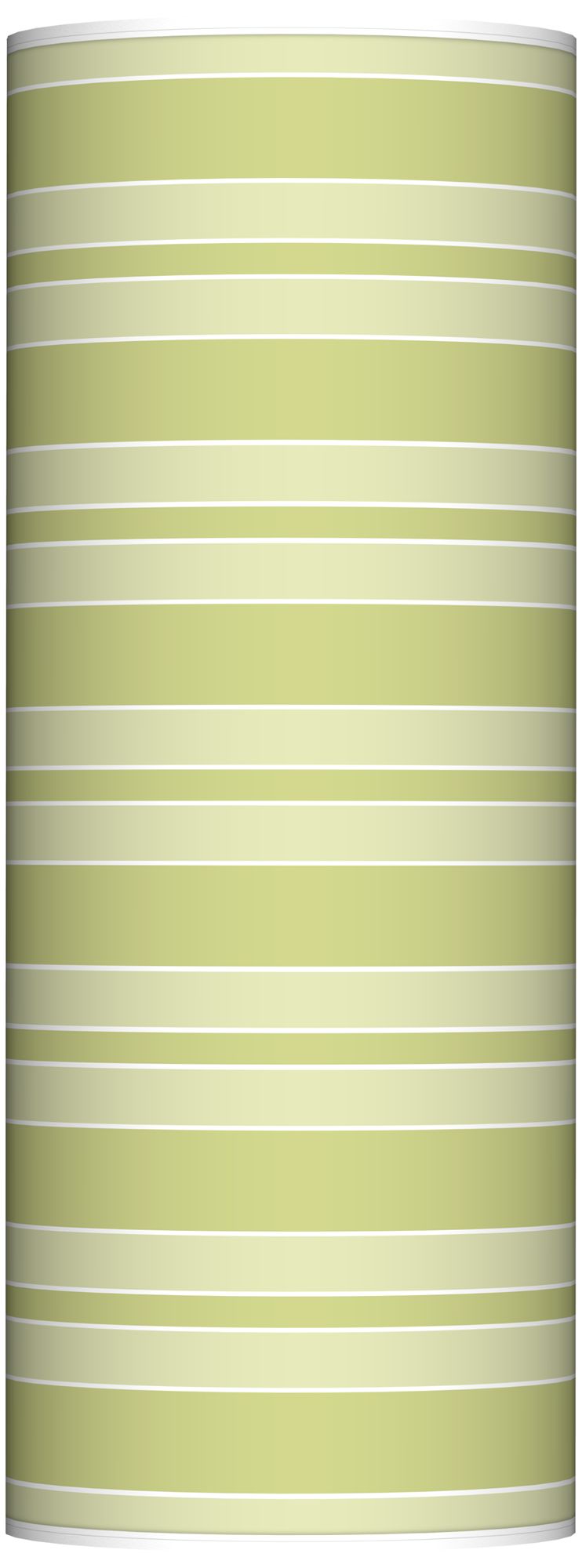 Linden Green Bold Stripe Ovo Floor Lamp