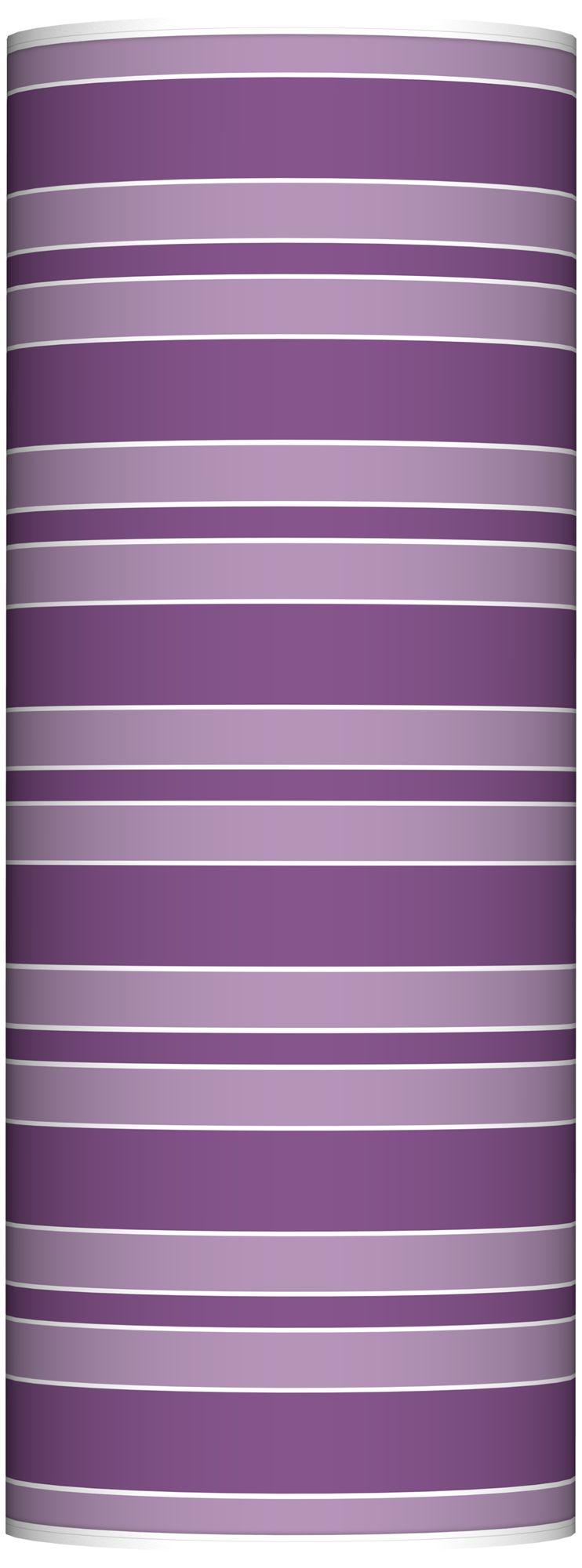 Passionate Purple Bold Stripe Ovo Floor Lamp