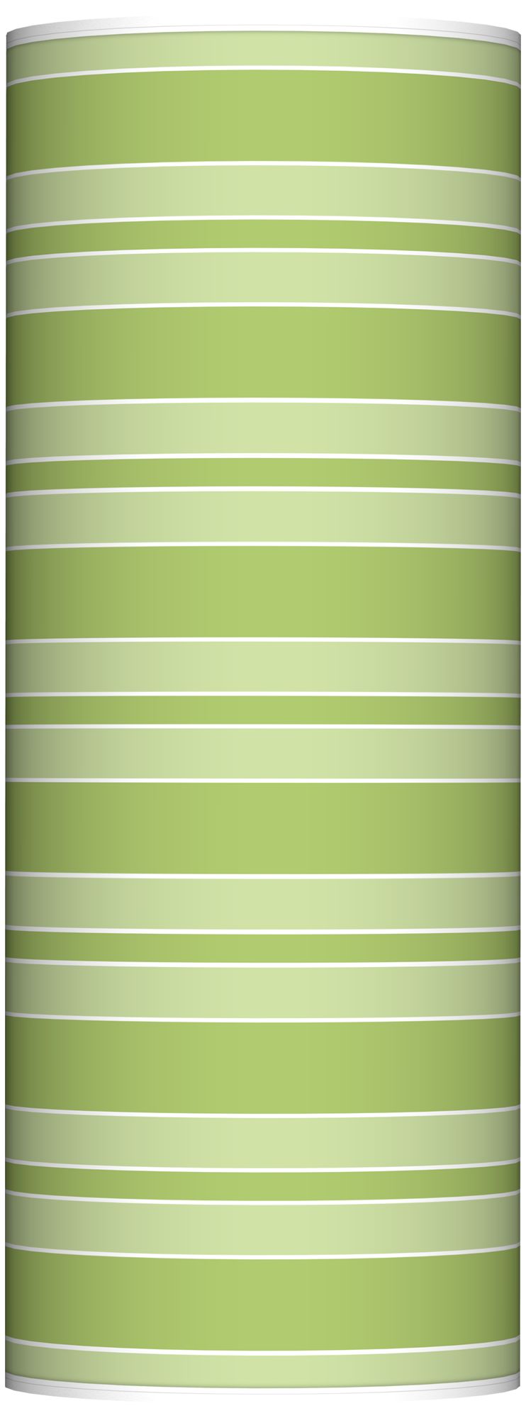 Lime Rickey Bold Stripe Ovo Floor Lamp