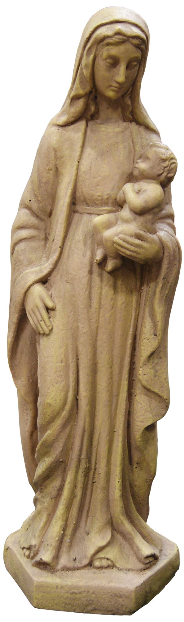 Mary and Baby Jesus 24" High Small Outdoor Statue