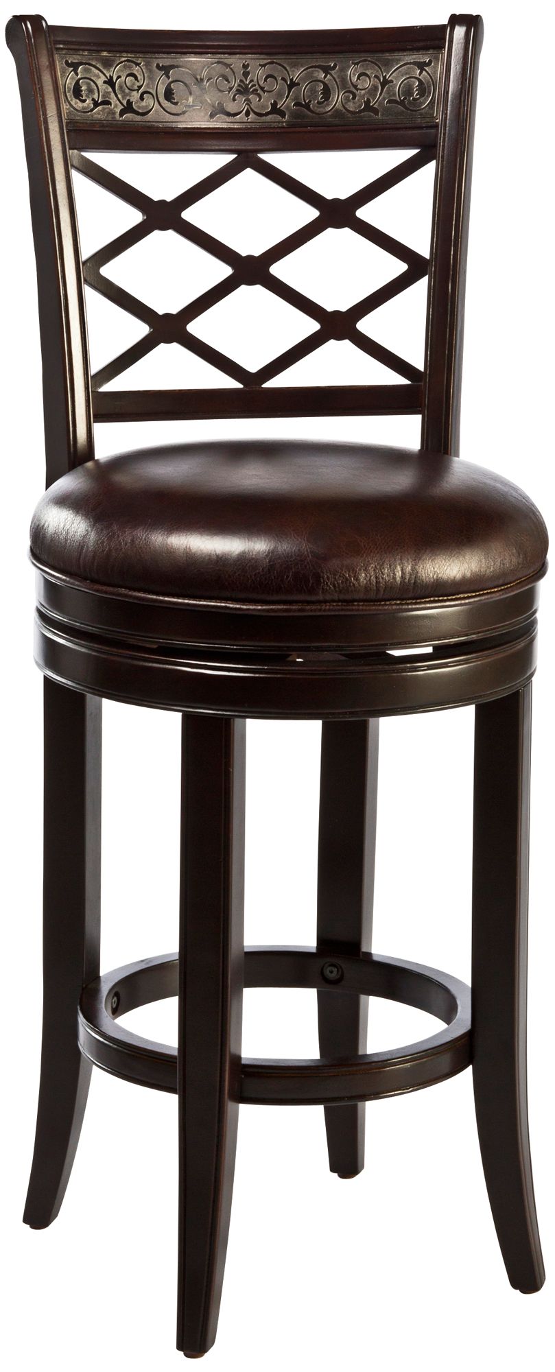 Spalding Espresso 30" Swivel Bar Stool
