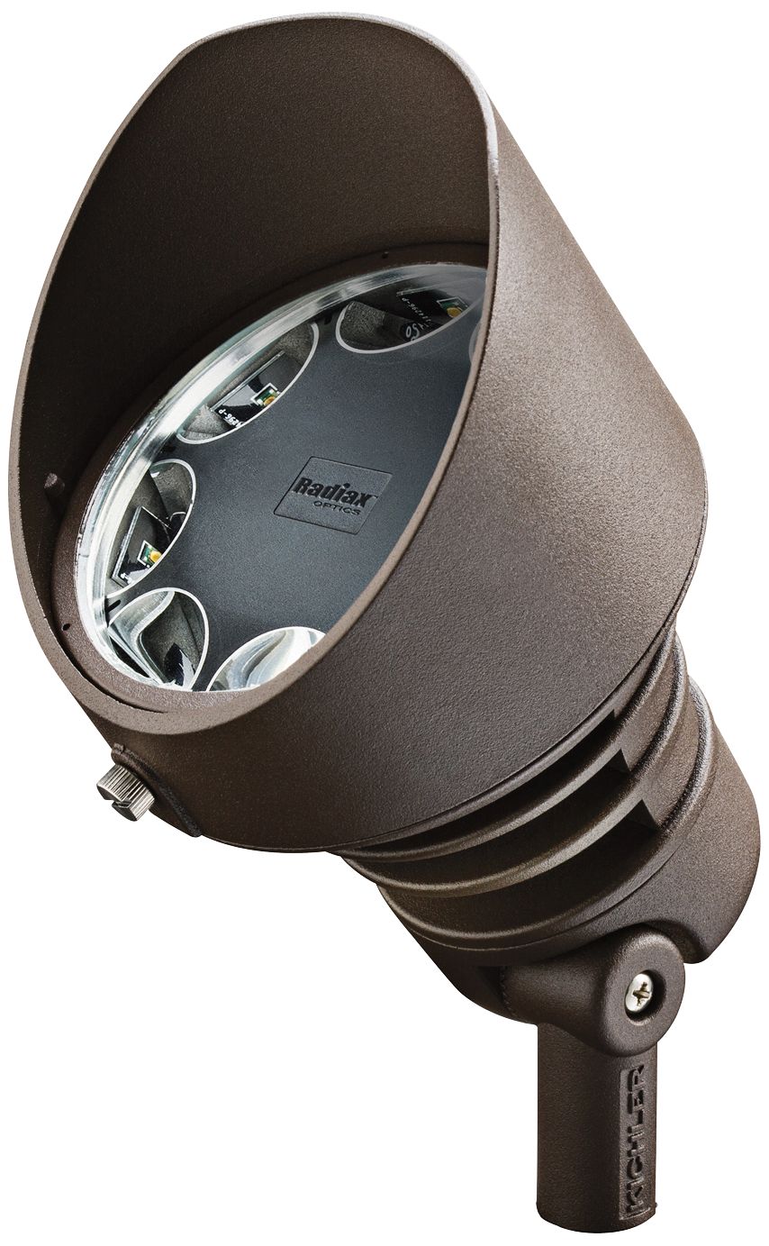 Radiax 2700K 60-Degree 21-Watt LED Bronze Flood Light
