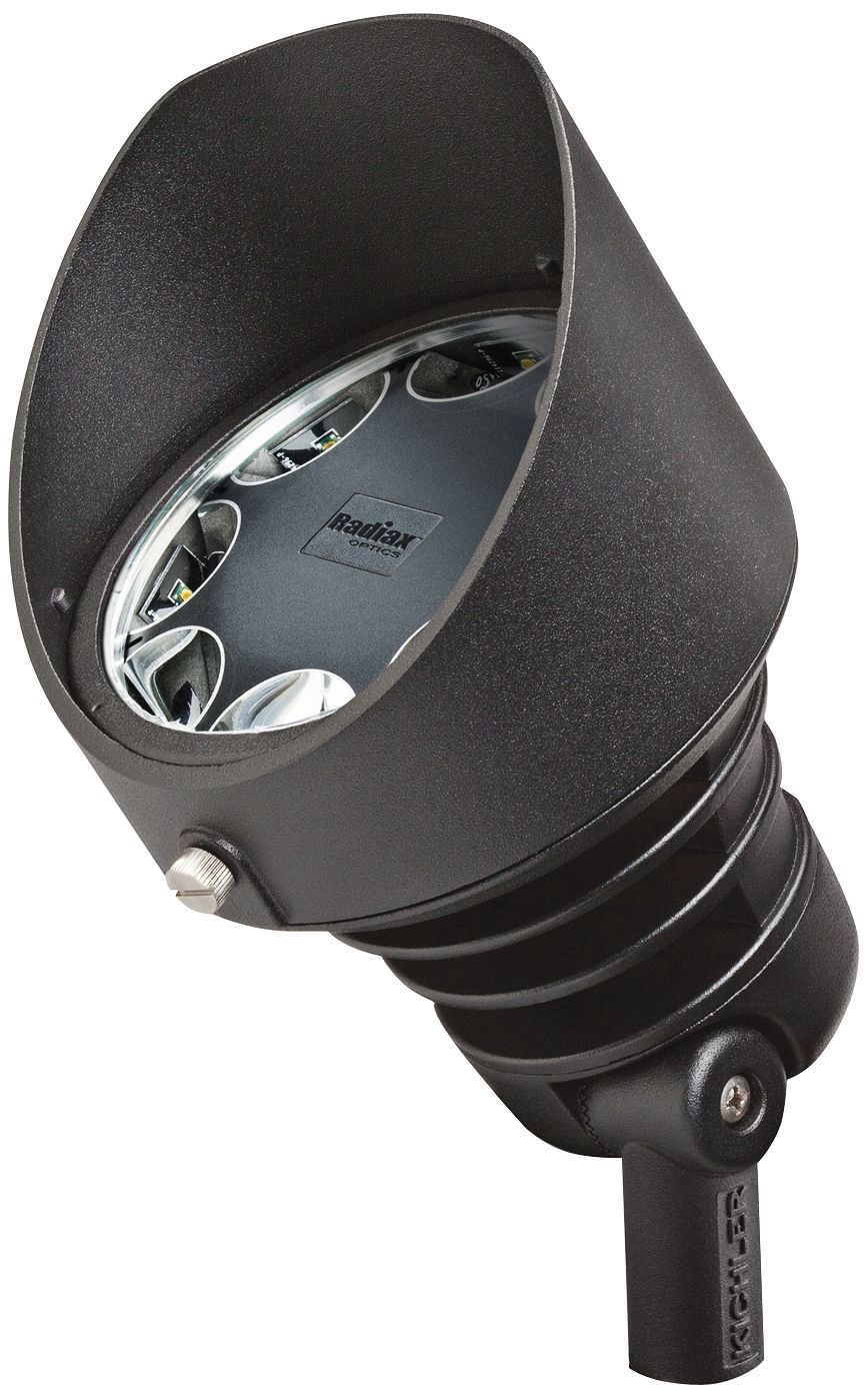 Radiax 3000K 60-Degree 21-Watt LED Black Flood Light