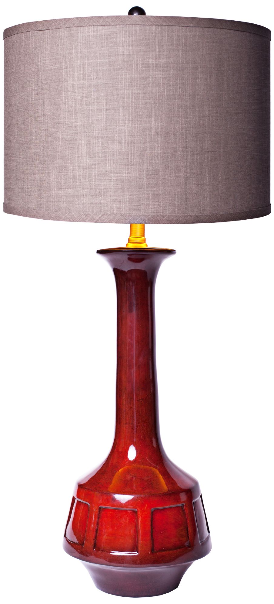 Bella Bolero Transitional Red Table Lamp