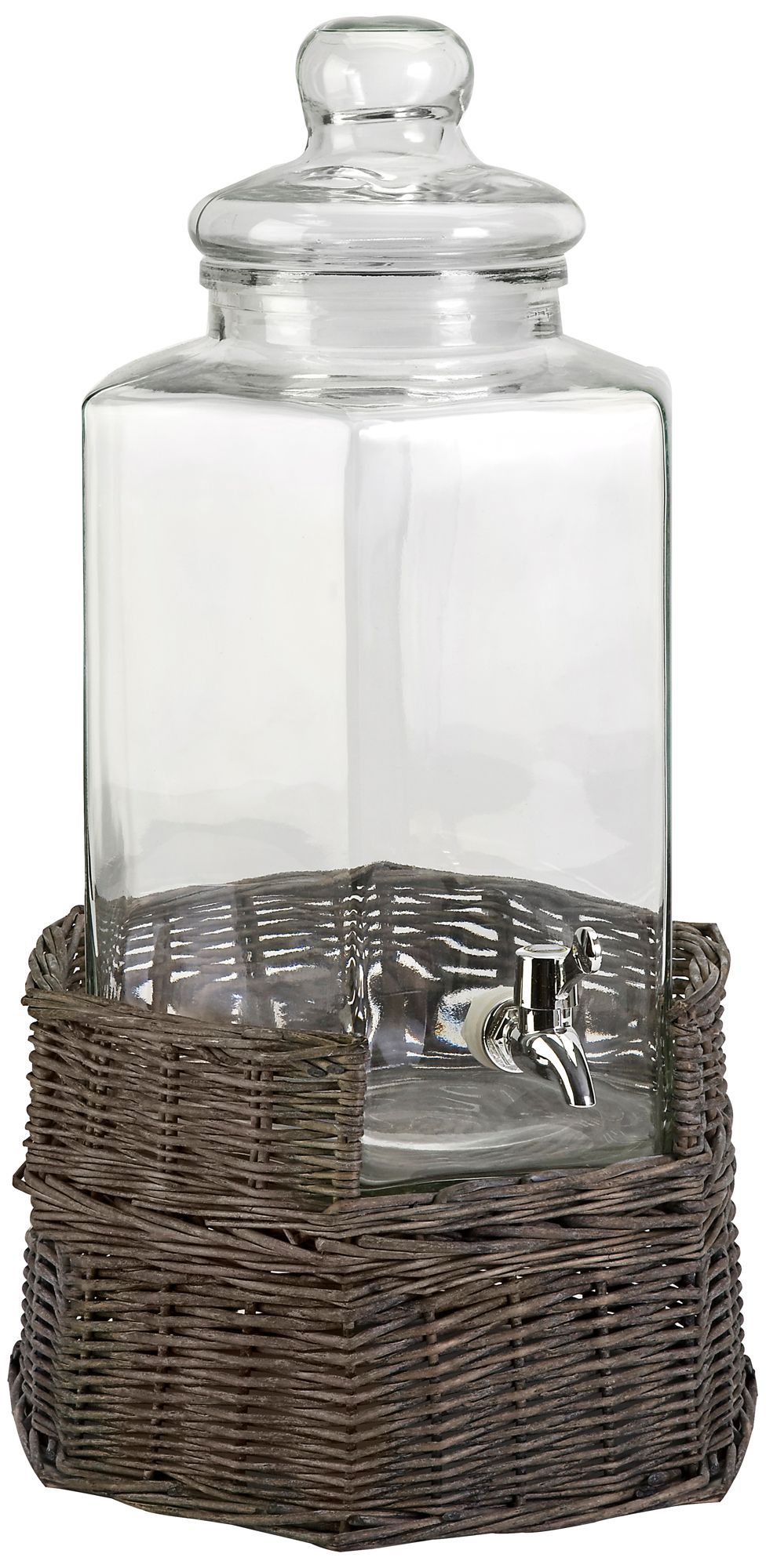 Olivia Willow Base Grey Beverage Dispenser