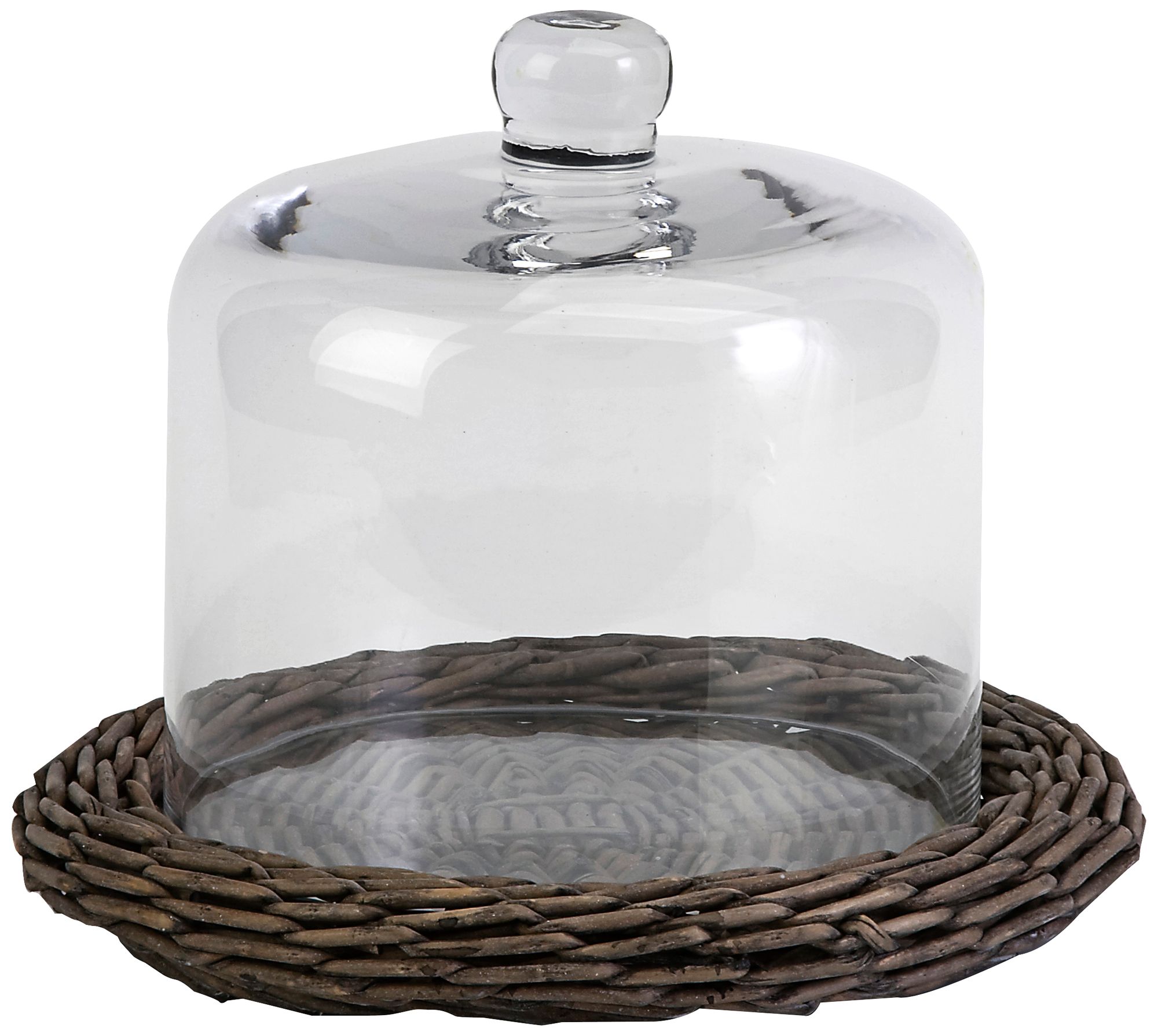 Olivia Willow Base Glass Dome Server