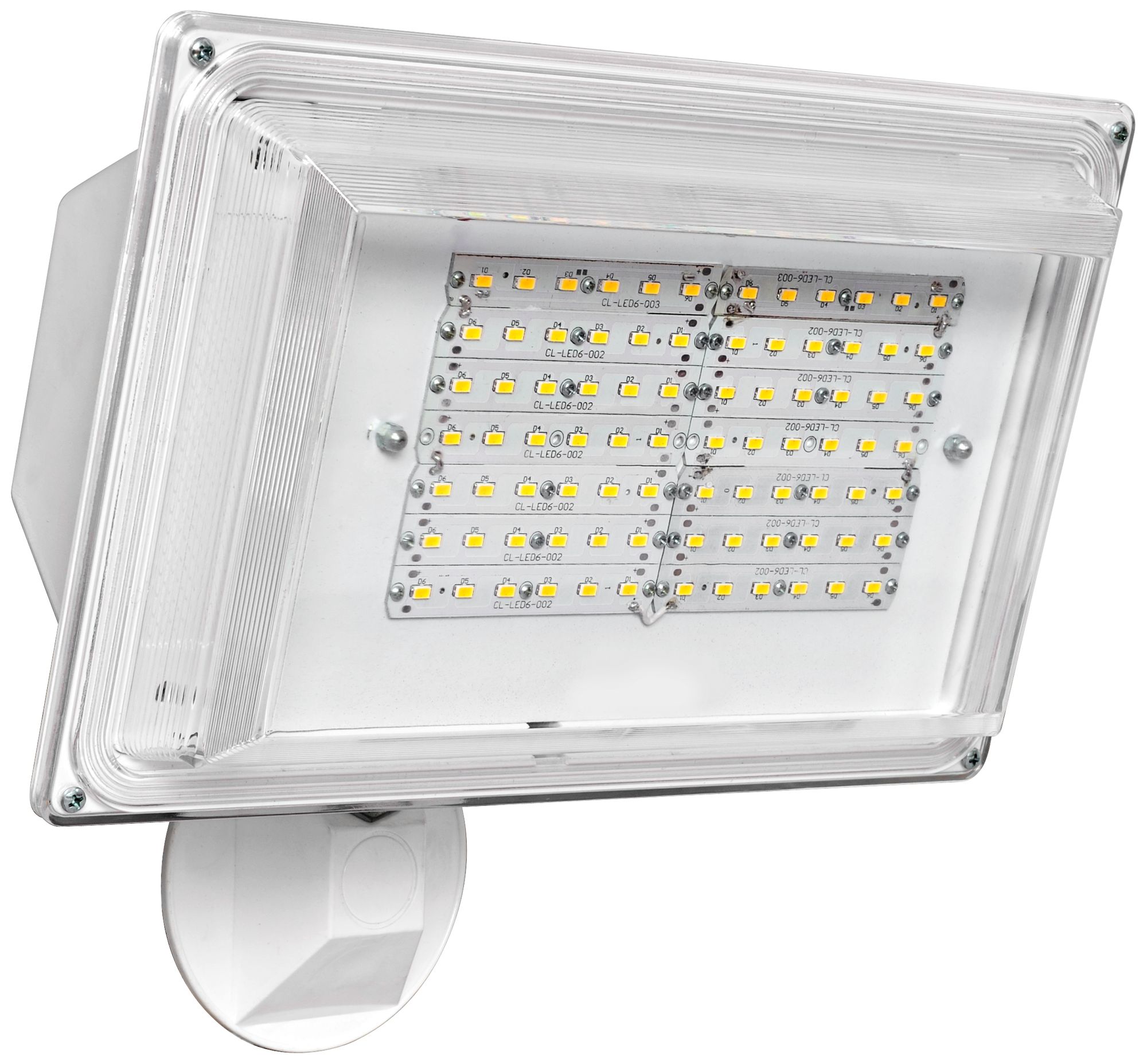 White Wall Pack 42 Watt LED Outdoor Sensor Floodlight