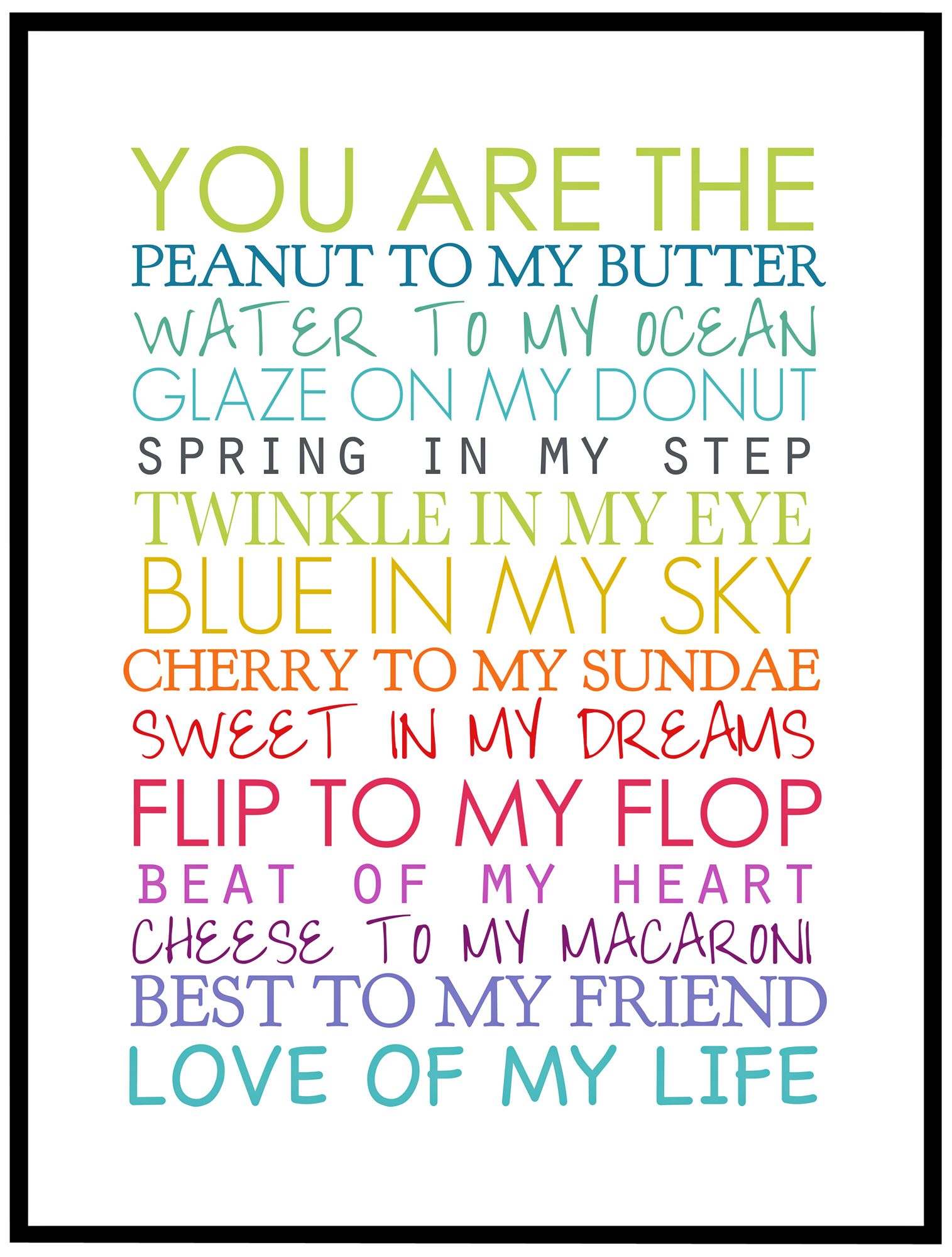 You Are The 16 1/2" High Wall Art