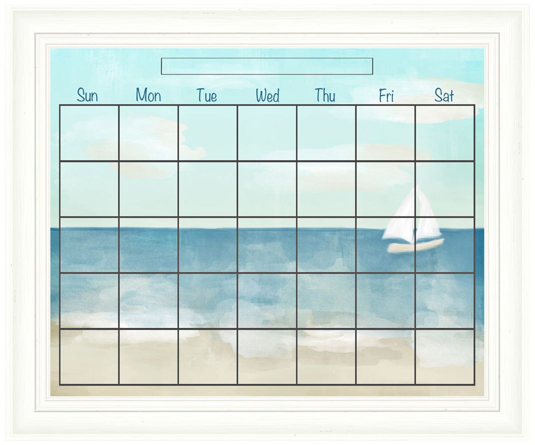 Beach Scene 24" Wide Memoboard