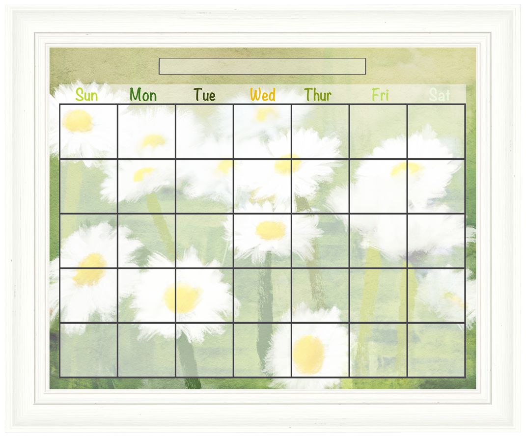 Spring Flowers 24 " Wide Memoboard