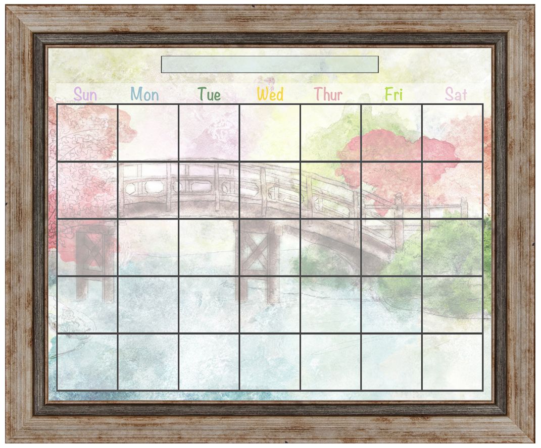 Watergarden 24" Wide Memoboard