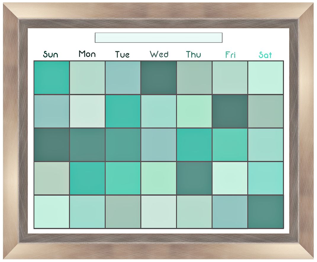 Pixel Green 23 1/2" Wide Memoboard