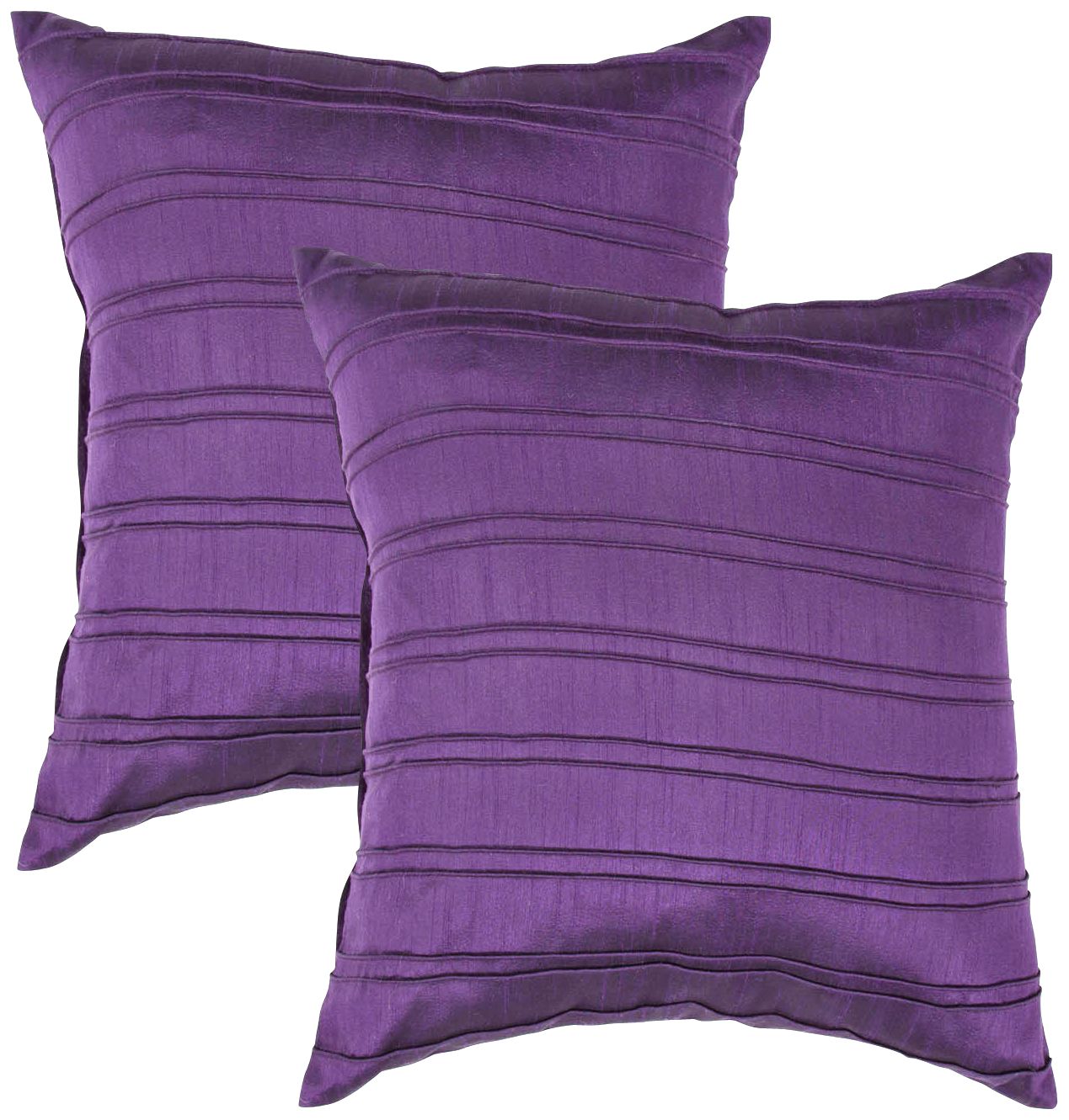 Textural Amethyst 18" Square Throw Pillow