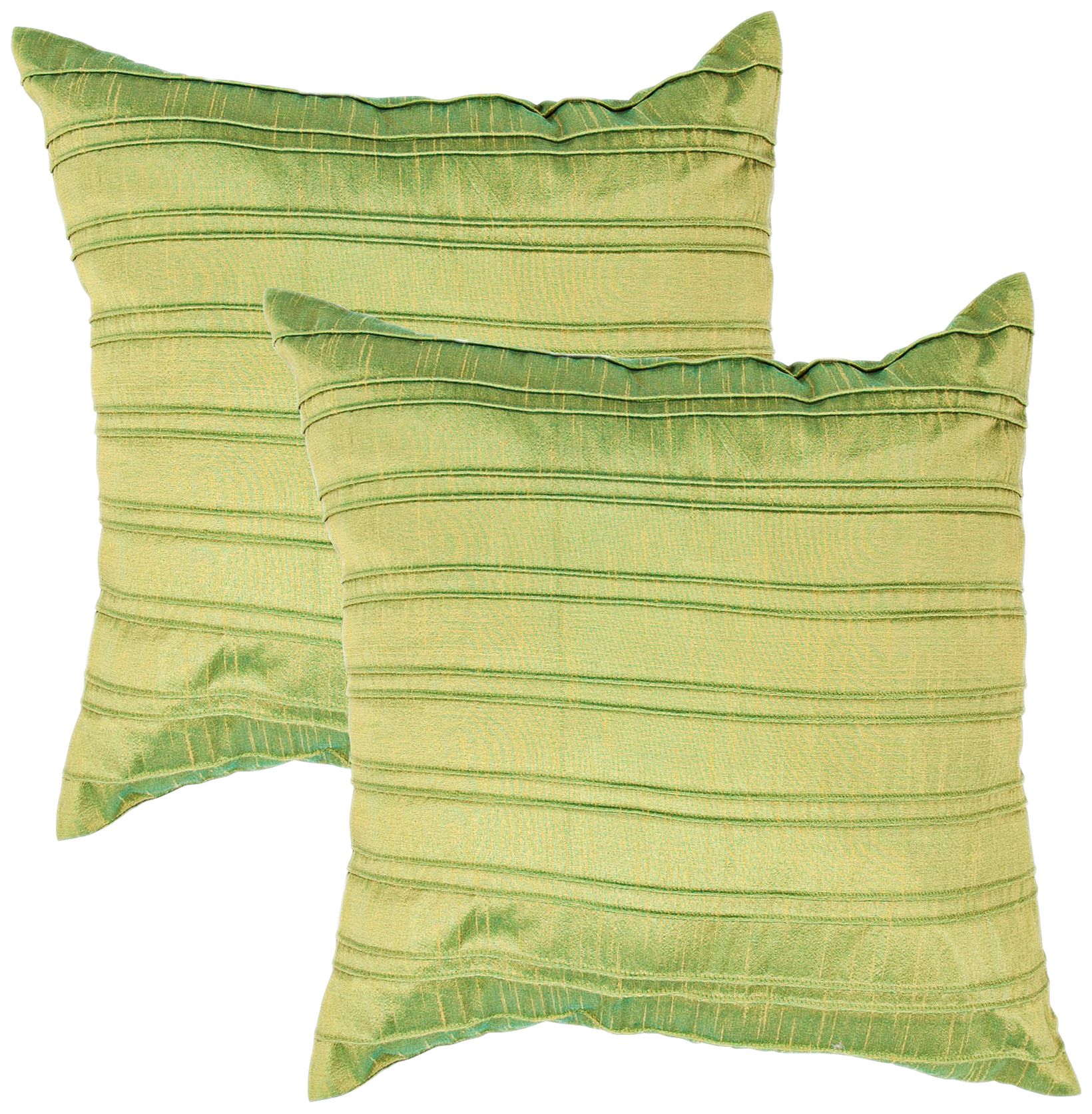 Textural Emerald 18" Square Throw Pillow