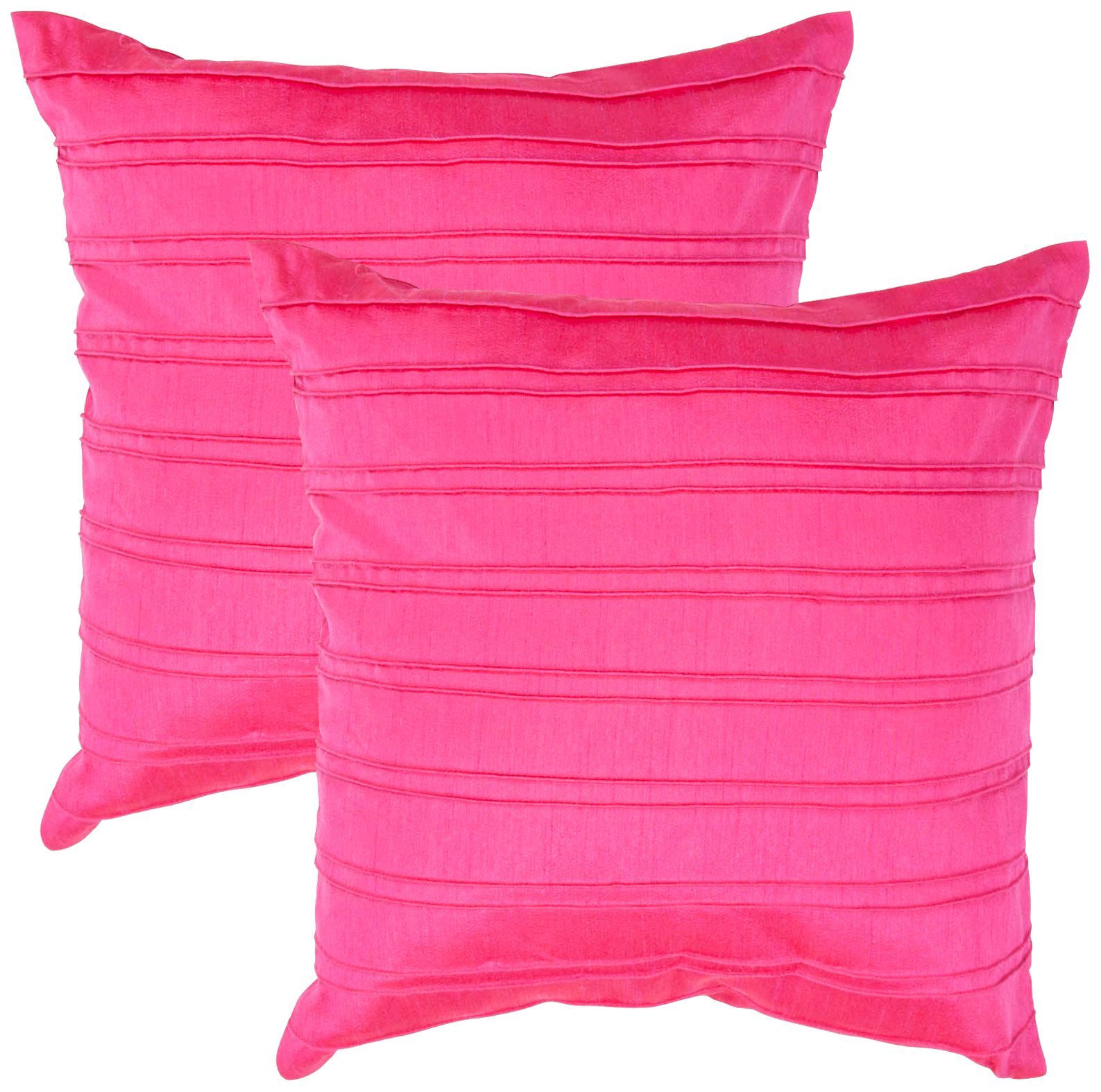 Textural Pink 18" Square Throw Pillow