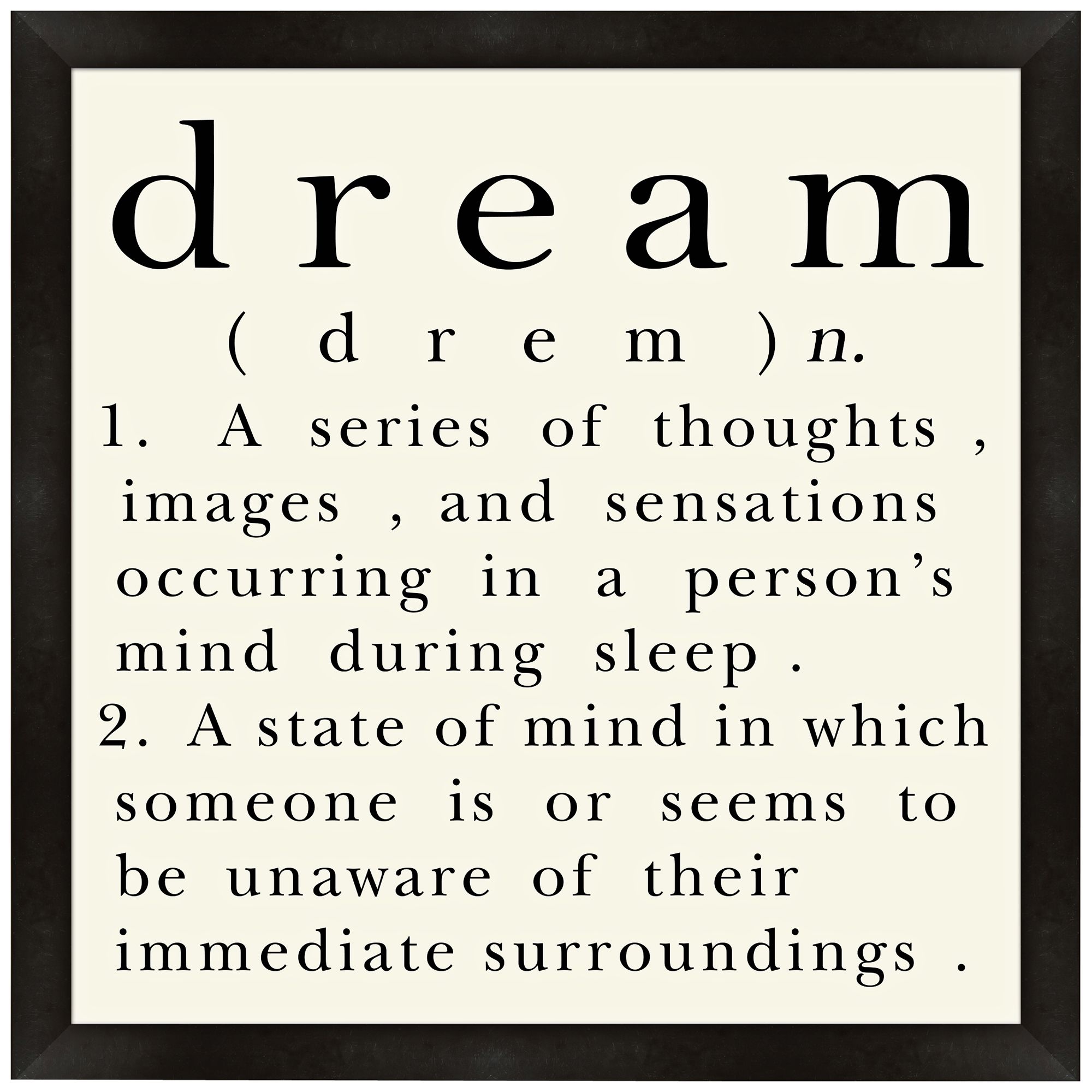 Dream 18" Square Wall Art