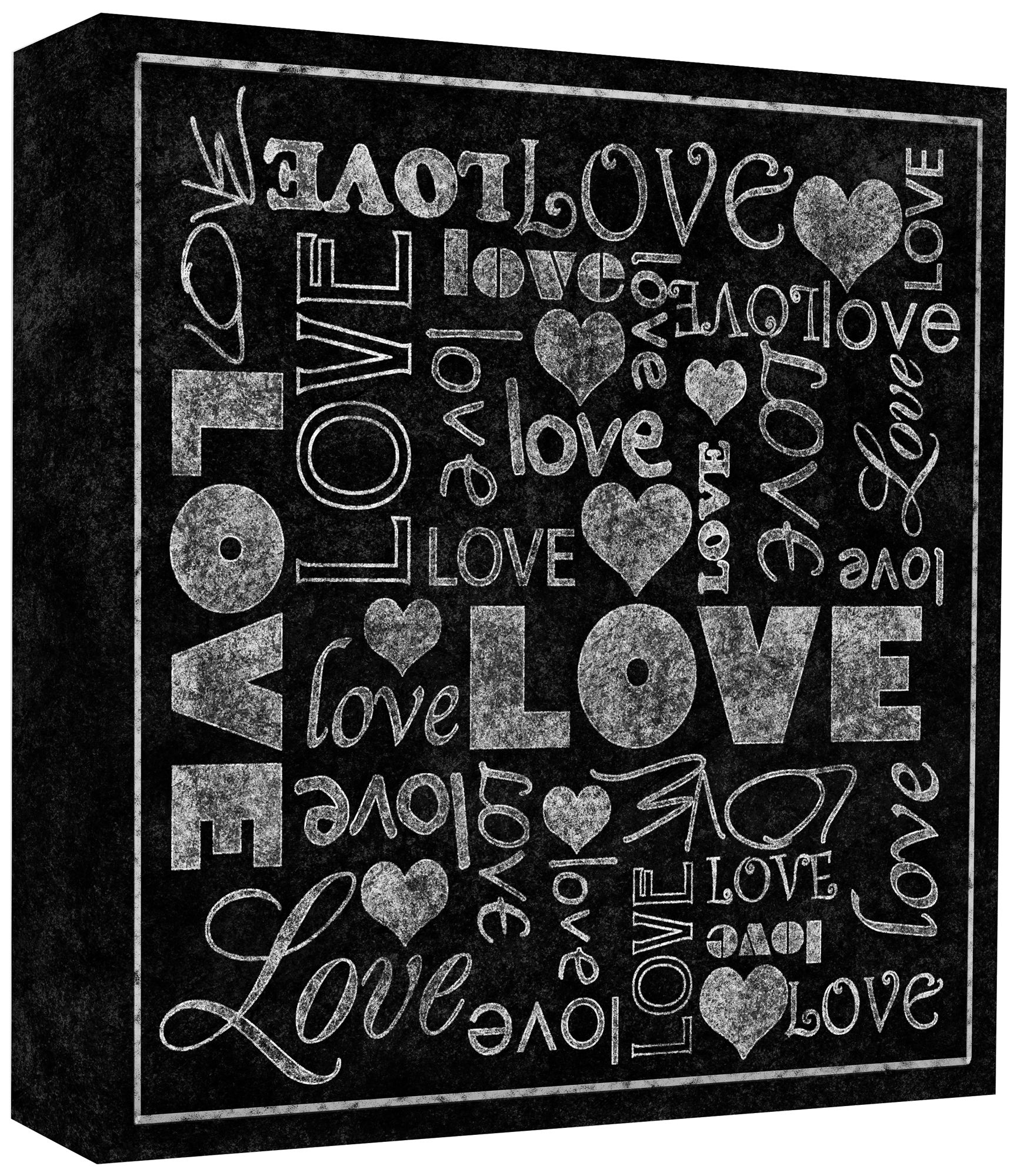Love Vintage 20" High Canvas Wall Art