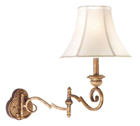Versailles Tuscan Bronze 19 3/4" High Swing Arm Wall Lamp