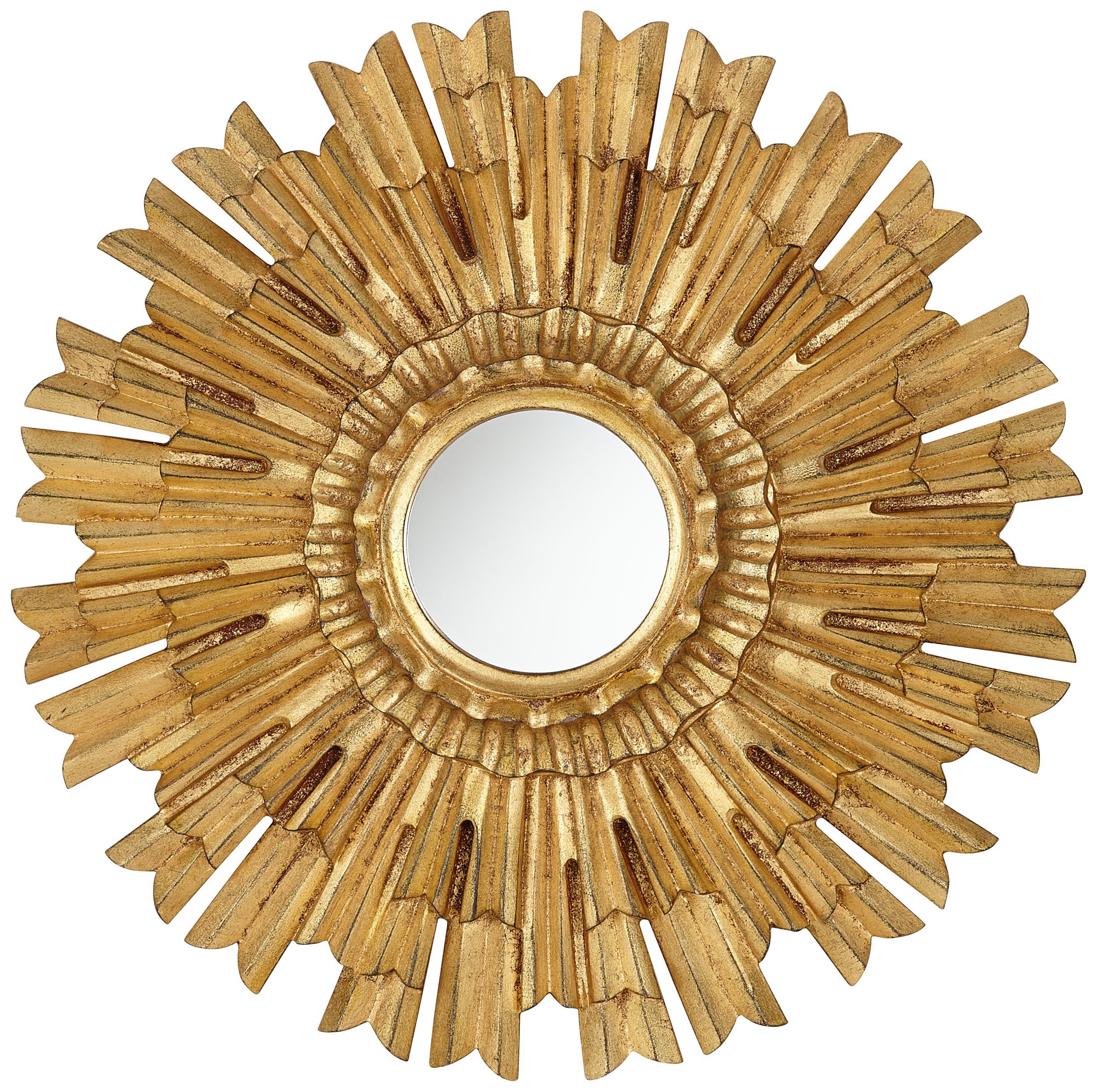 Eleganza 22" High Starburst Wall Mirror