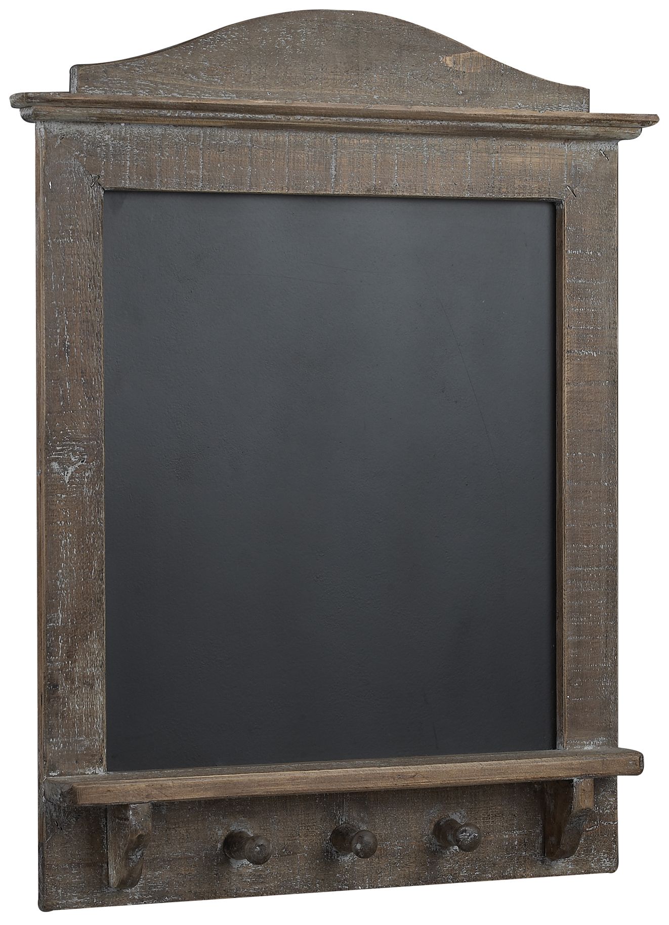 Rustic Message Boaad with Coat Hooks